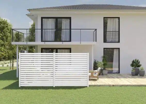 Ambiente Alu-Zaun Rhombus 90 MIDI B x H: 120 cm x 120 cm 22 mm stark