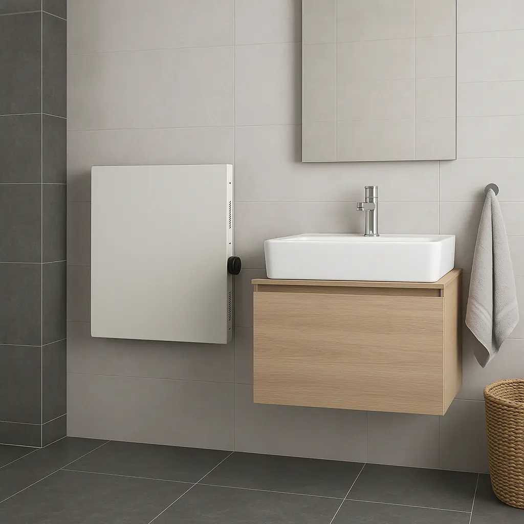 Bella Jolly Infrarot Metall-Heizkörper 60 cm x 60 cm, 440 Watt weiß  Bella Jolly Infrarot Metall-Heizkörper 60 cm x 60 cm, 440 Watt weiß