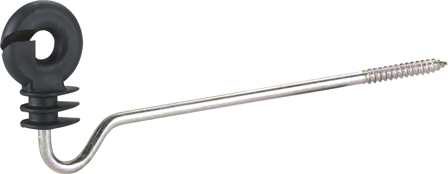 Kerbl Langstiel-Ringisolator 22 cm Stütze 15 Stück