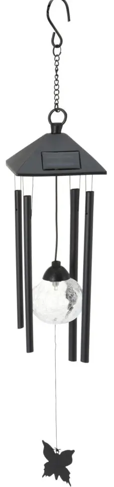 LED Solarleuchte Windspiel