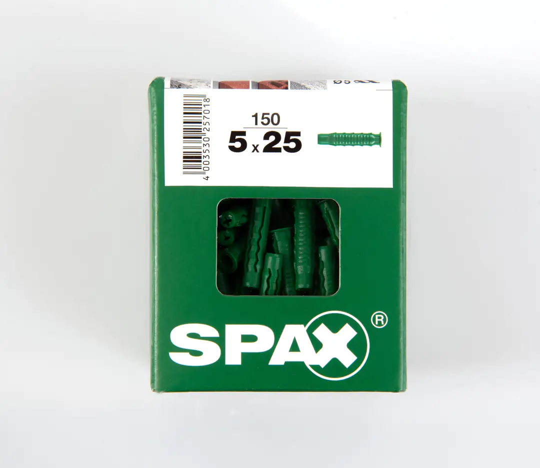 Spax Spreizdübel 5.0 x 25 mm - 150 Stück Spax Spreizdübel 5.0 x 25 mm - 150 Stück