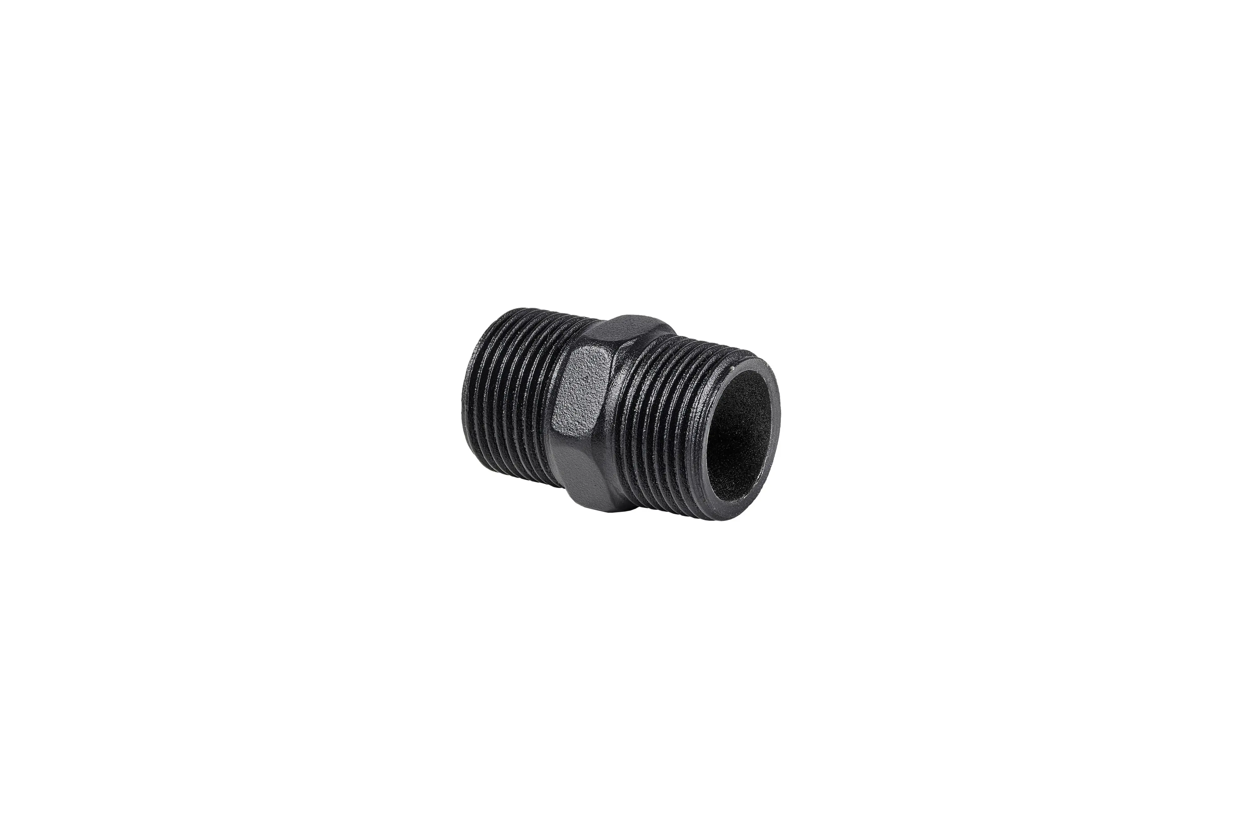 Dolle Verbindungsstück für Pipe-Regalsystem Hexagon 20 mm (3/4") schwarz matt