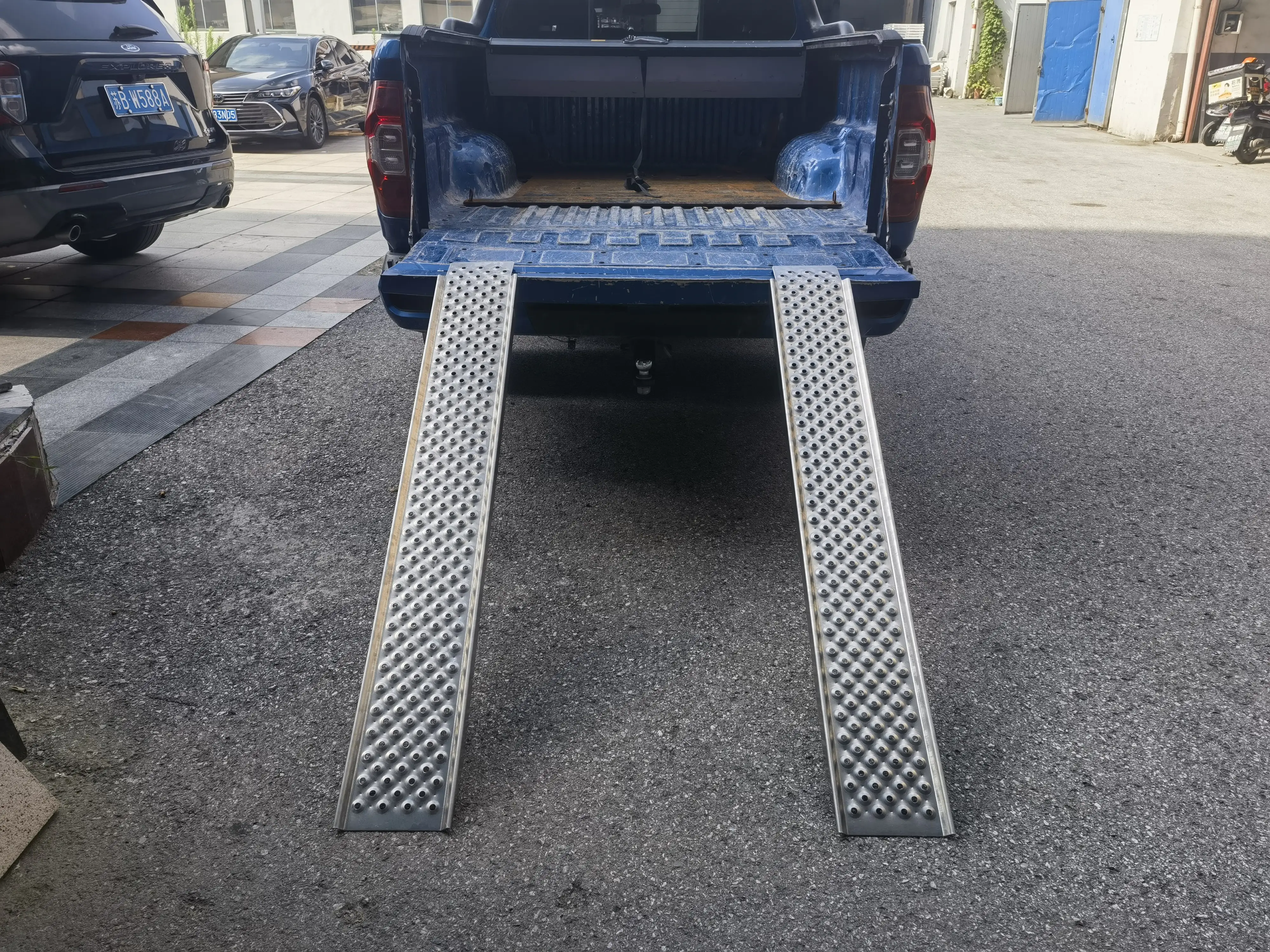 TrendLine Auffahrrampen mit Rand 2 Stück