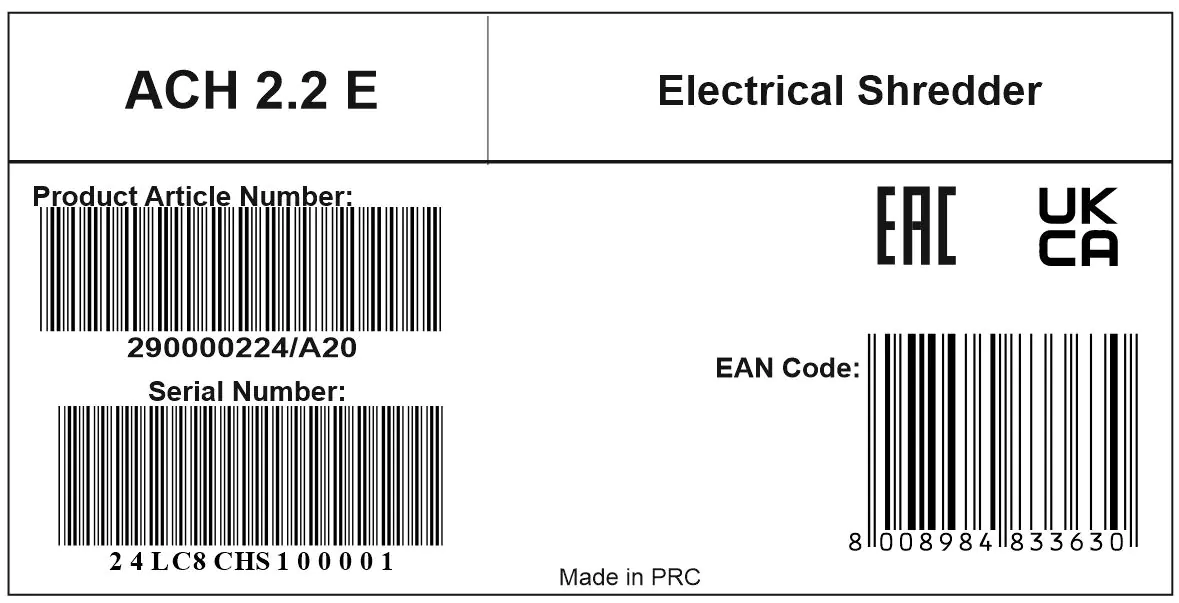 Alpina Elektro Häcksler ACH 2.2 E 2.200 Watt, max. Aststärke Ø 40 mm Alpina Elektro Häcksler ACH 2.2 E 2.200 Watt, max. Aststärke Ø 40 mm