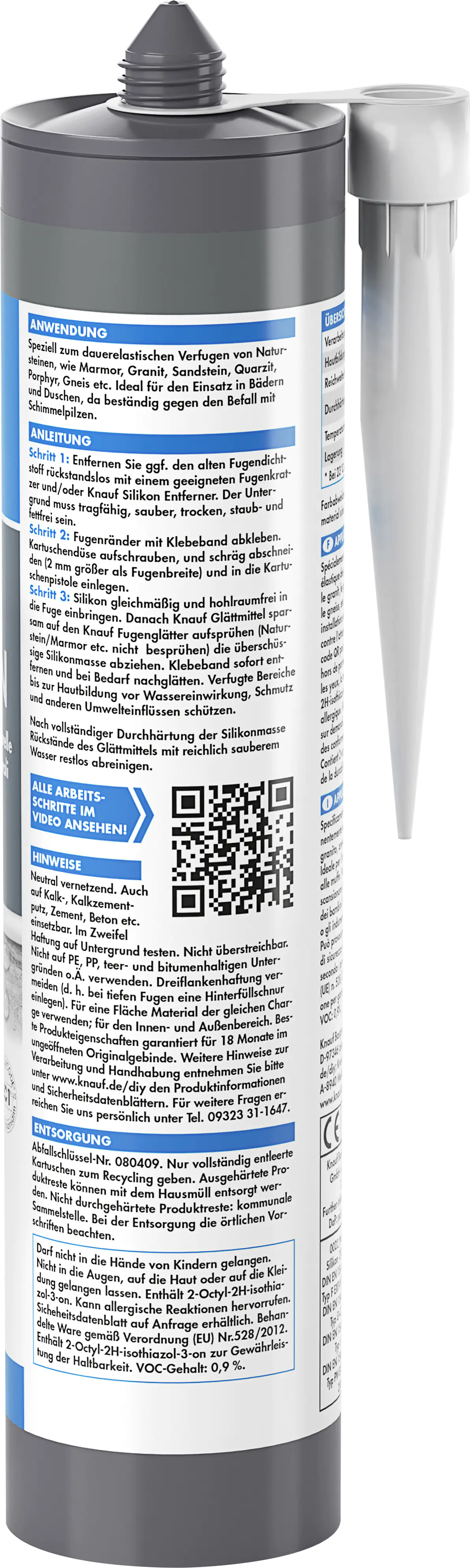 Knauf Naturstein Silikon basalt 300 ml