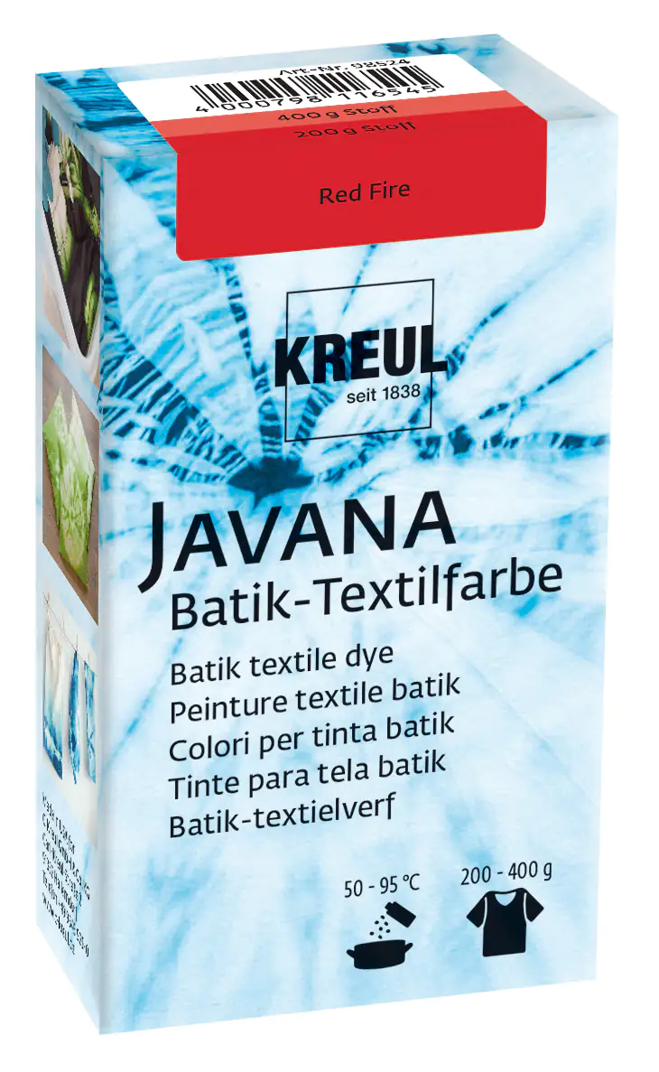 Kreul Javana Batik-Textilfarbe Red Fire, 70 g