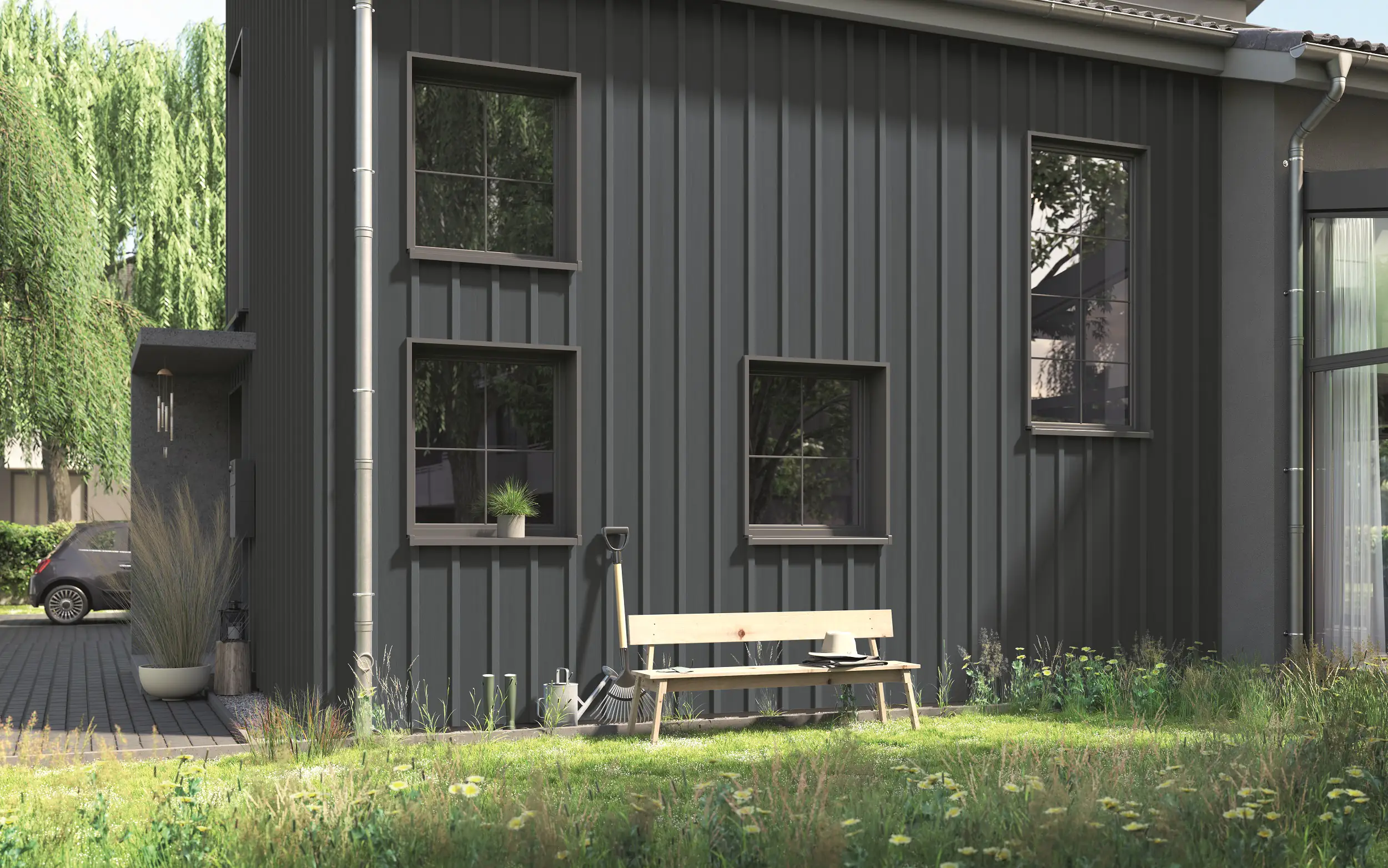 Alpina Wetterschutzfarbe 2,5 L basaltgrau Alpina Wetterschutzfarbe 2,5 L basaltgrau