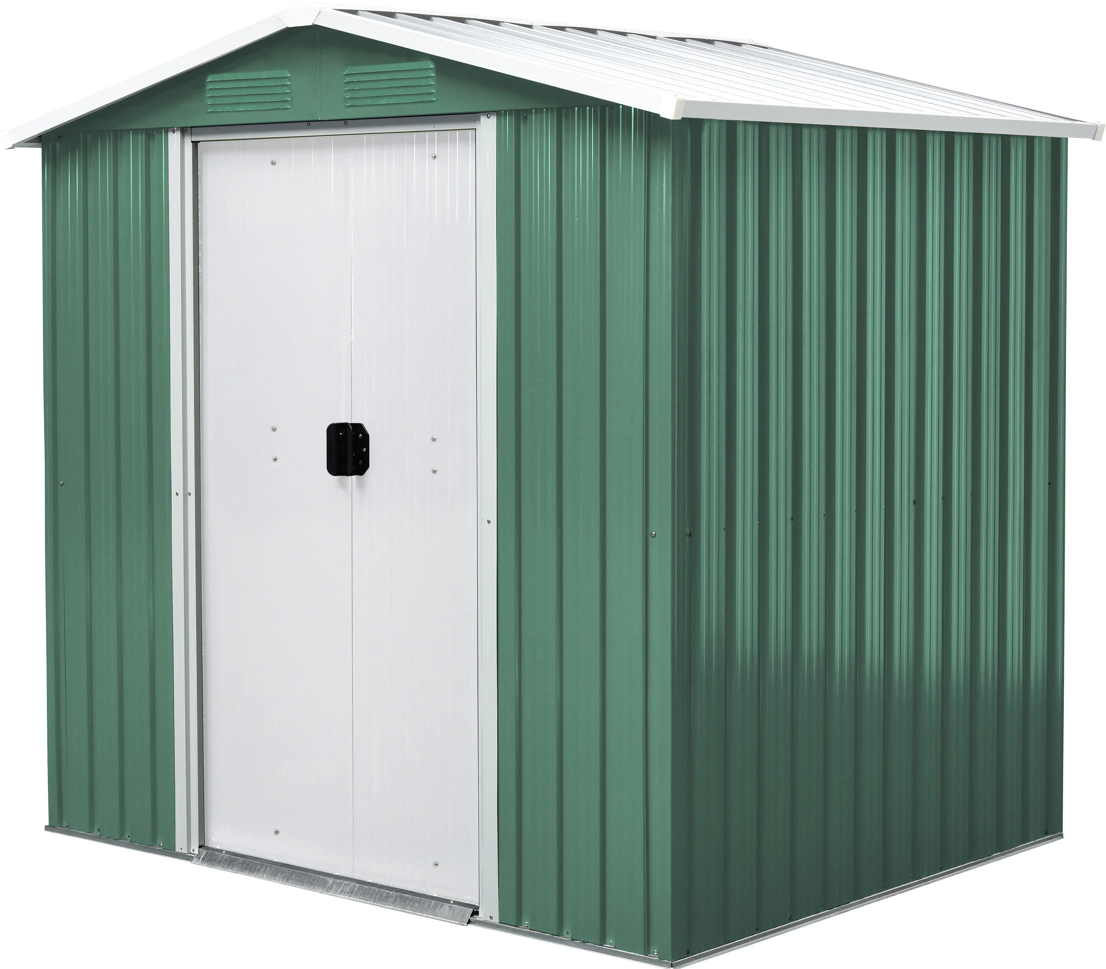 Pergart Metallgerätehaus Köln II 65 184 x 119 cm tanne-creme