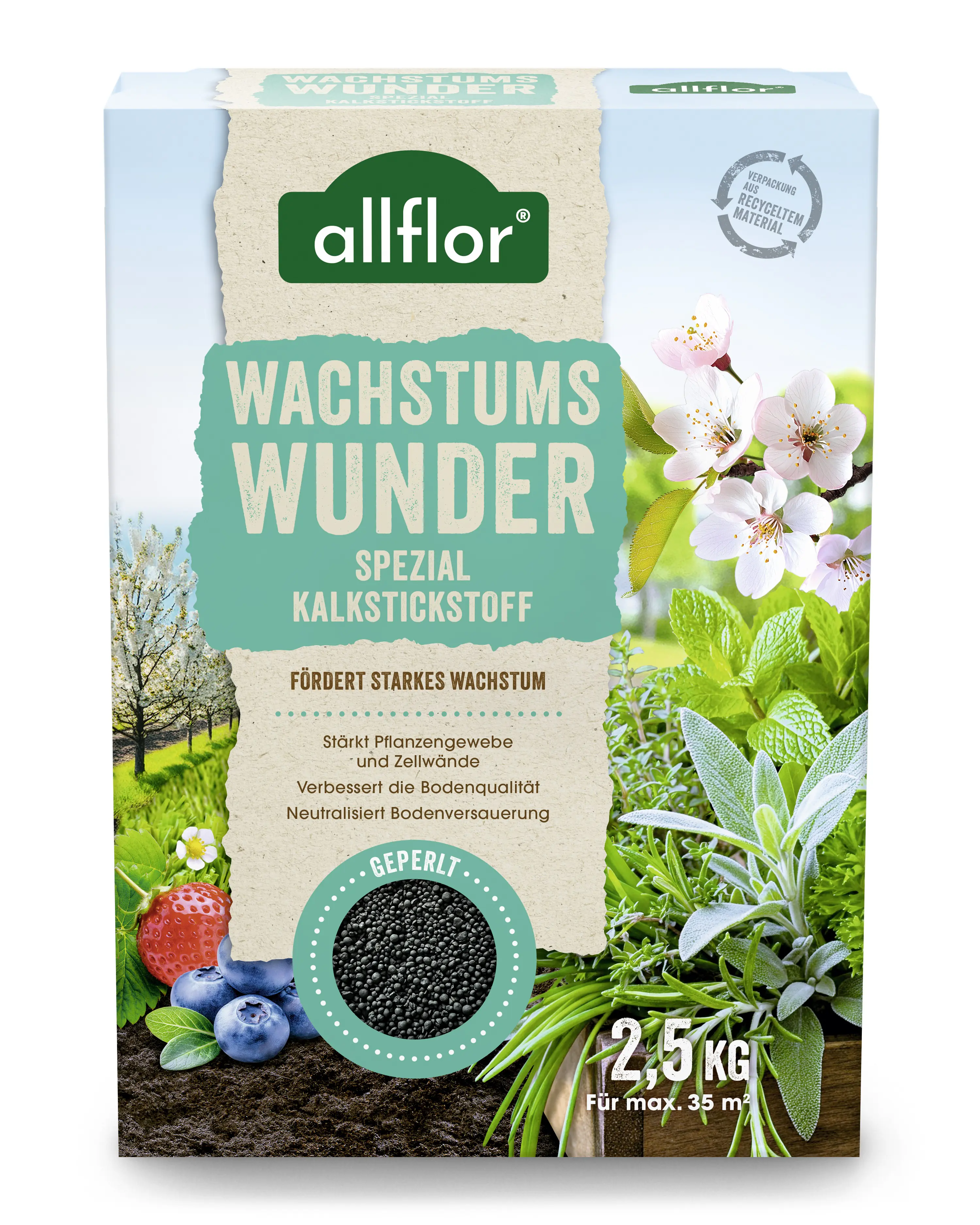 Allflor Dünger Wachstumswunder Spezial Kalkstickstoff 2,5 kg