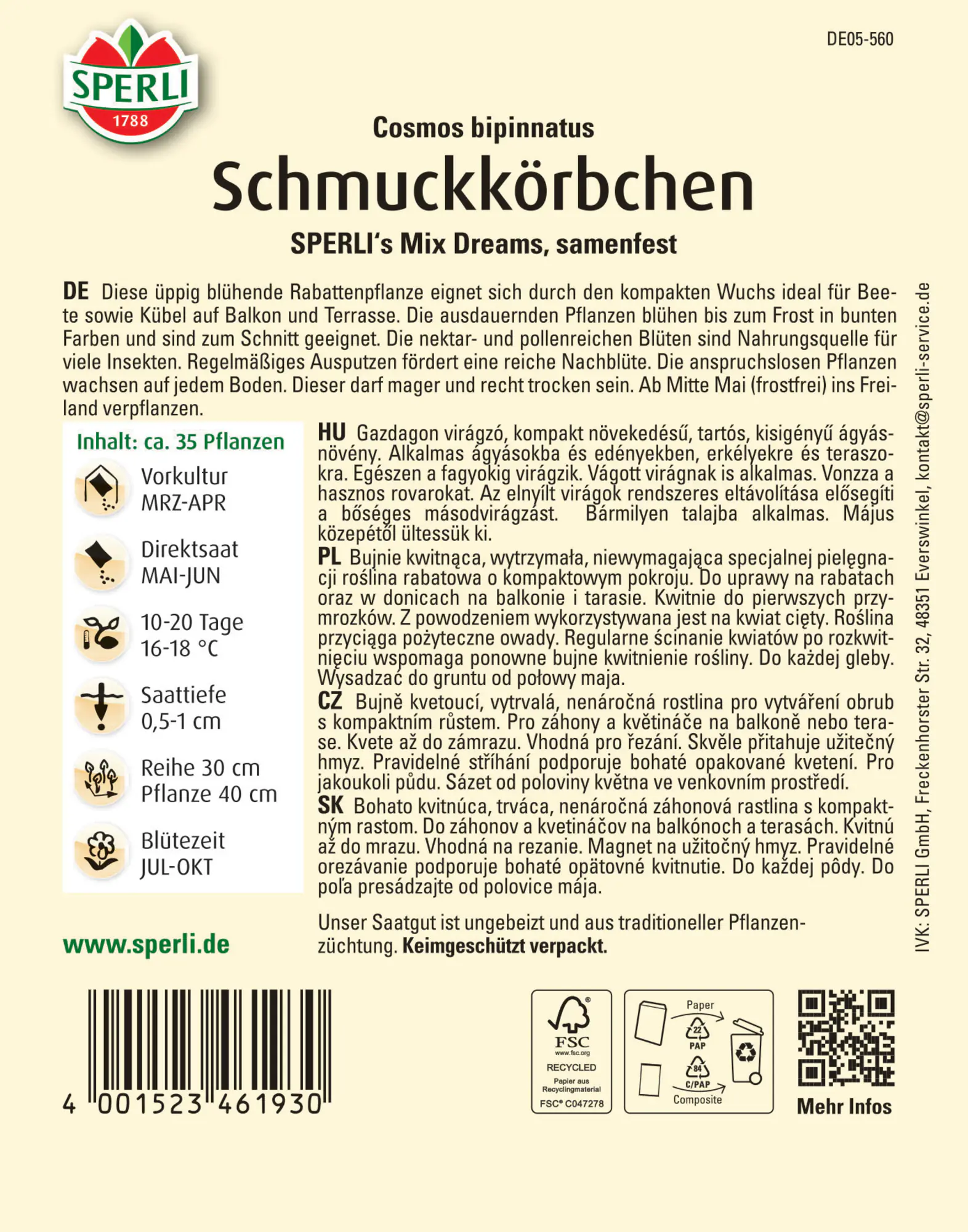 Sperli Schmuckkörbchen SPERLI's Mix Dreams