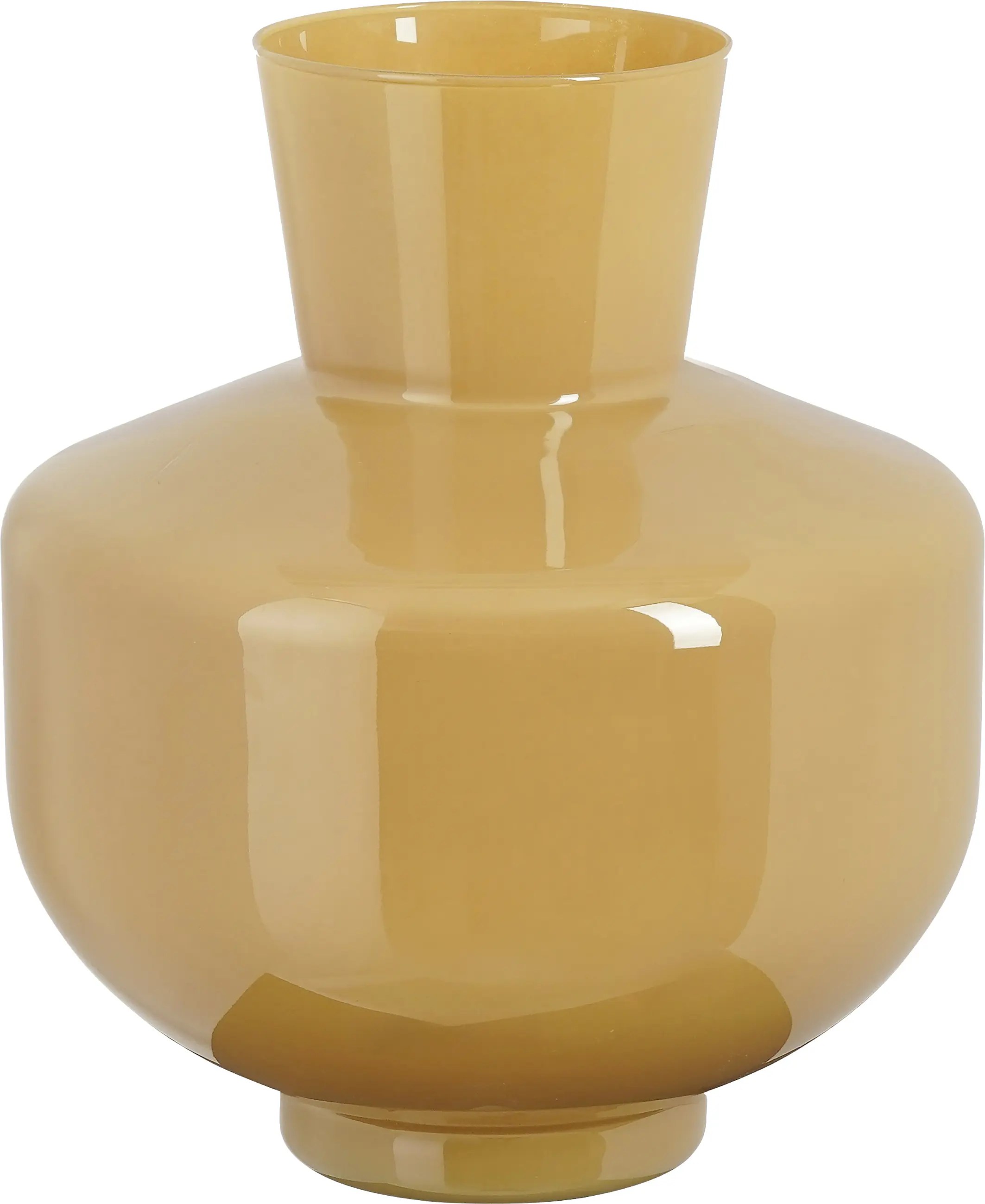 Mica Decorations Vase Judy glass 29,5 x 25 cm braun