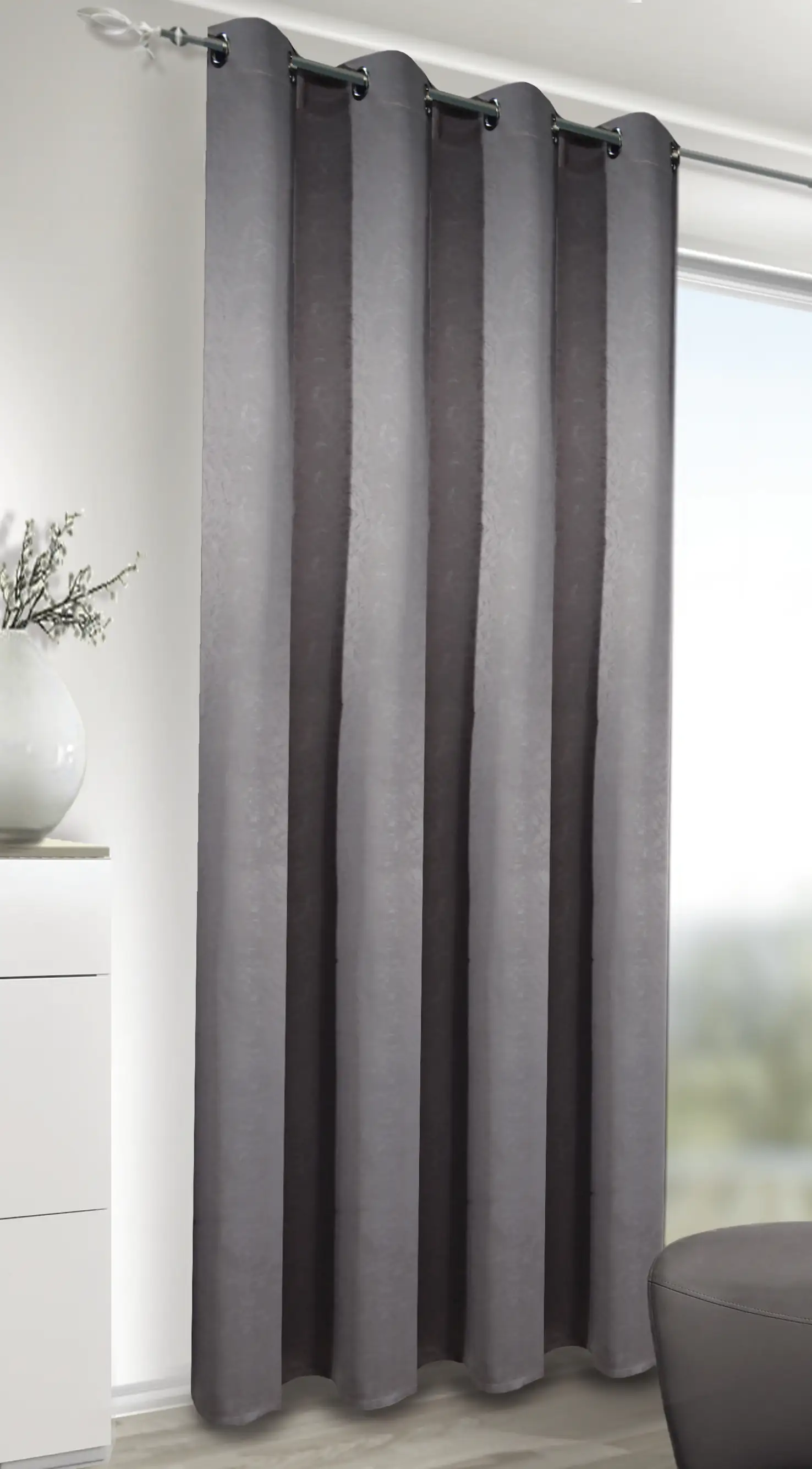 Neusser Collection Ösenschal Leather anthrazit, 245 x 135 cm Neusser Collection Ösenschal Leather anthrazit, 245 x 135 cm