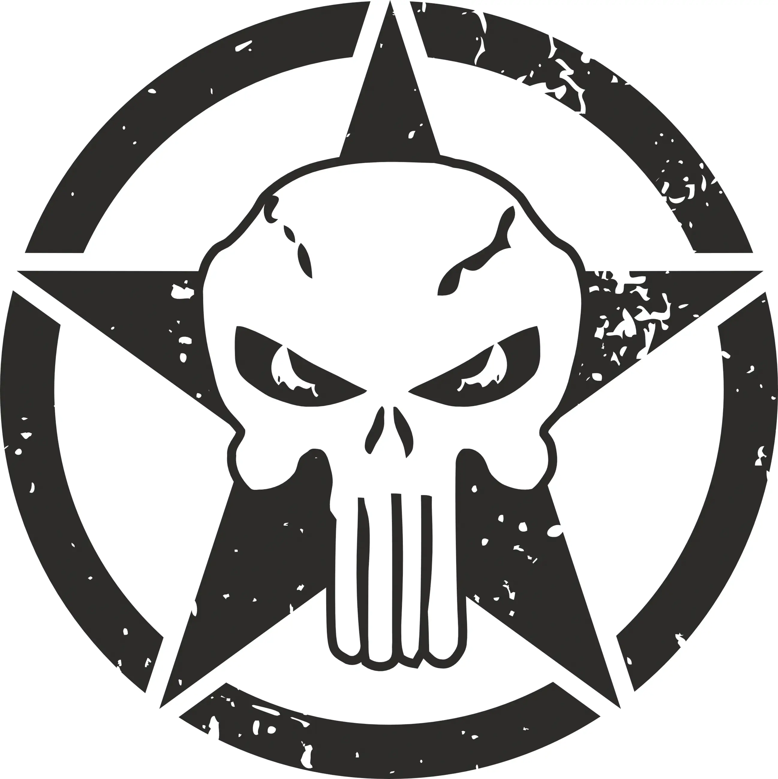 Hermann Schütz Aufkleber Skull US-Army Hermann Schütz Aufkleber Skull US-Army