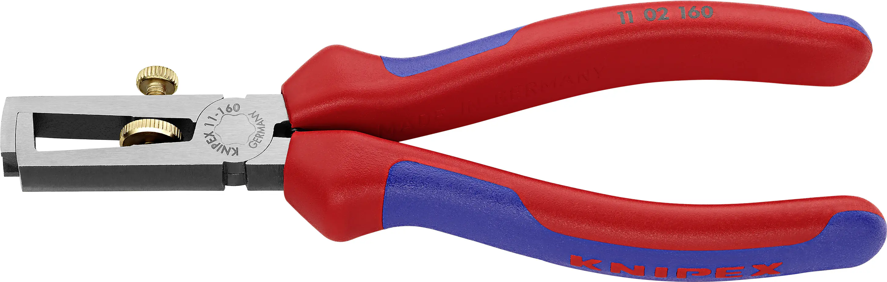 Knipex Abisolierzange 160 mm schwarz Mehrkomponenten-Hülle