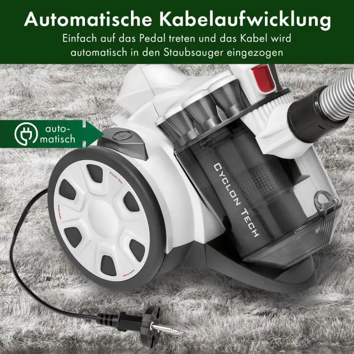 Proficare Staubsauger PC-BS3110 beutellos, 700 Watt