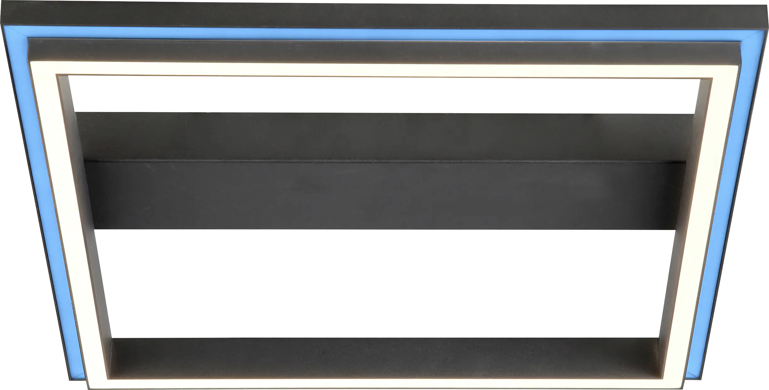 Brilliant LED Deckenleuchte Pallas 50 x 50 cm sand/schwarz, 38 W, RGBW