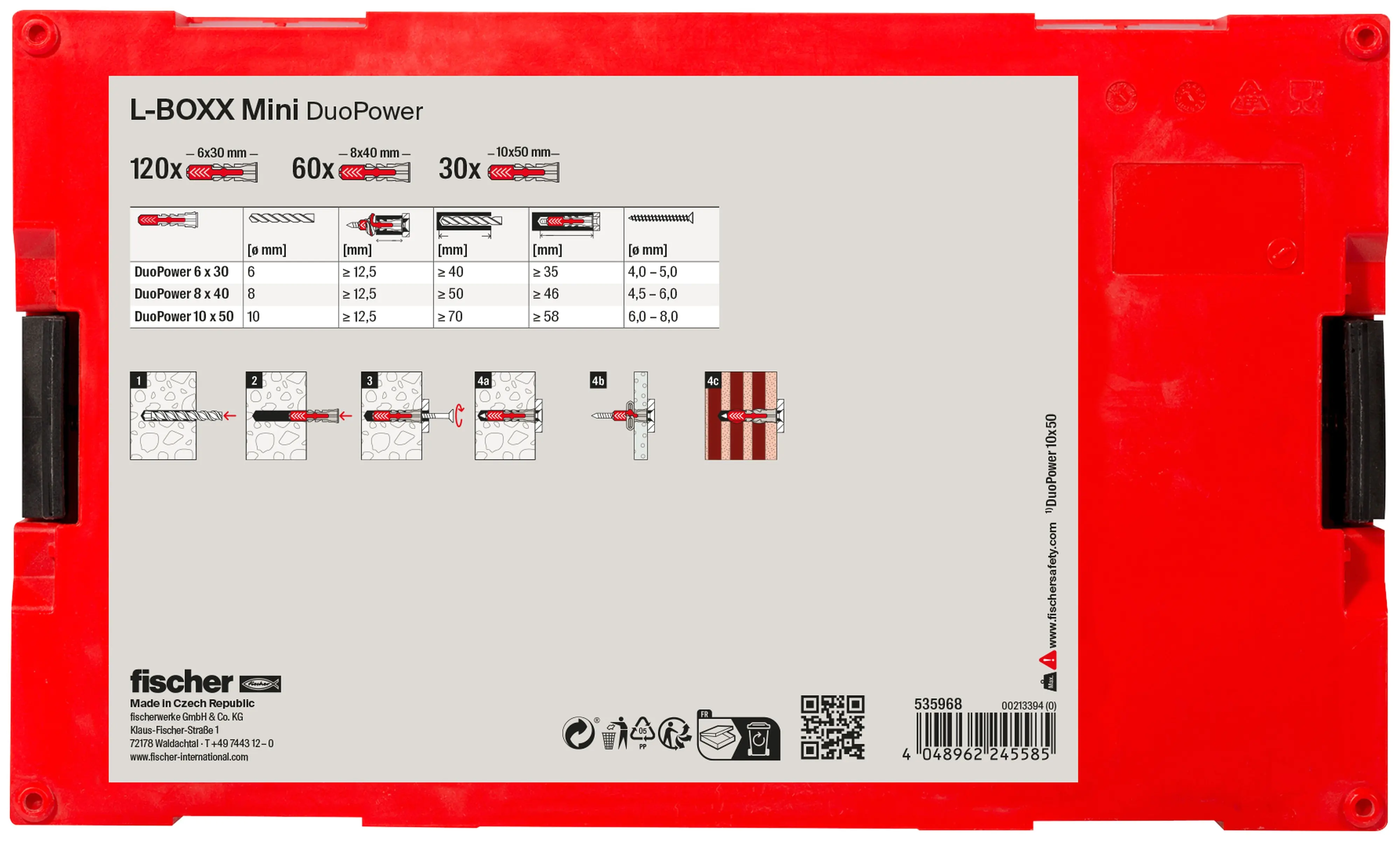 Fischer FixTrainer DuoPower - 210 Stück Fischer FixTrainer DuoPower - 210 Stück