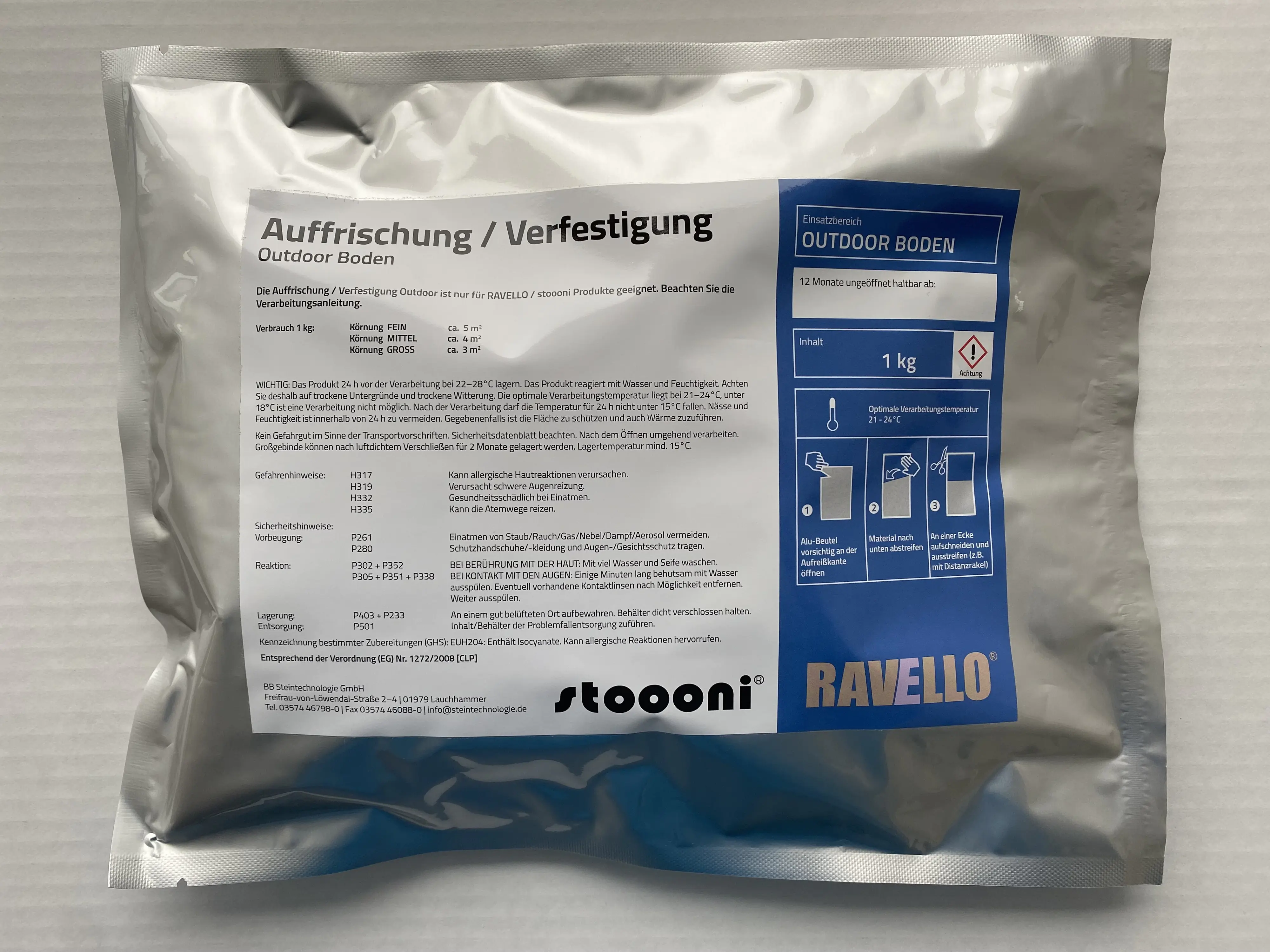 RAVELLO Auffrischung/Verfestigung Outdoor 1,0 kg