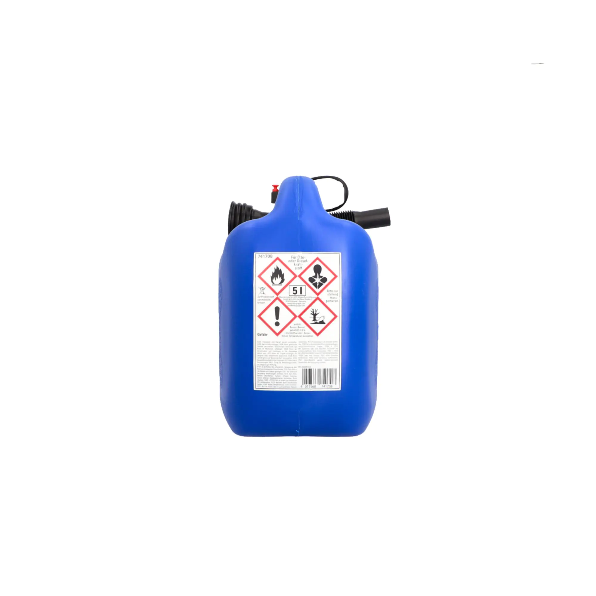 Cartrend Benzinkanister 5 Liter Kunststoff blau Cartrend Benzinkanister 5 Liter Kunststoff blau