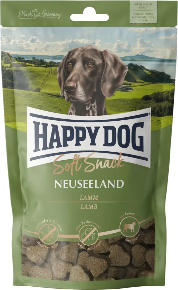 HappyDog Hundesnack Softsnack Neuseeland 100 g HappyDog Hundesnack Softsnack Neuseeland 100 g