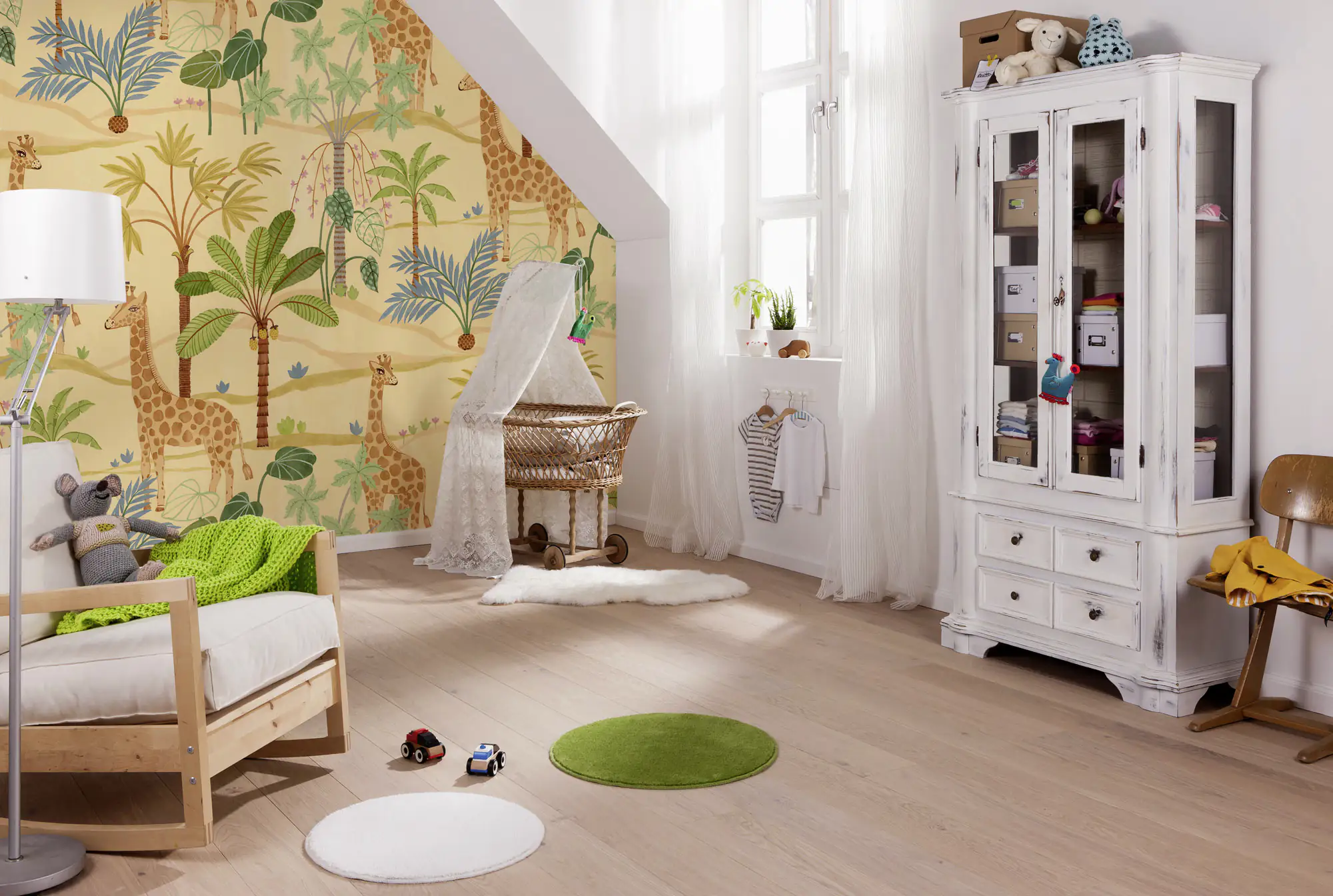 Komar Vlies Fototapete Giraffe Crew 400 x 280 cm 