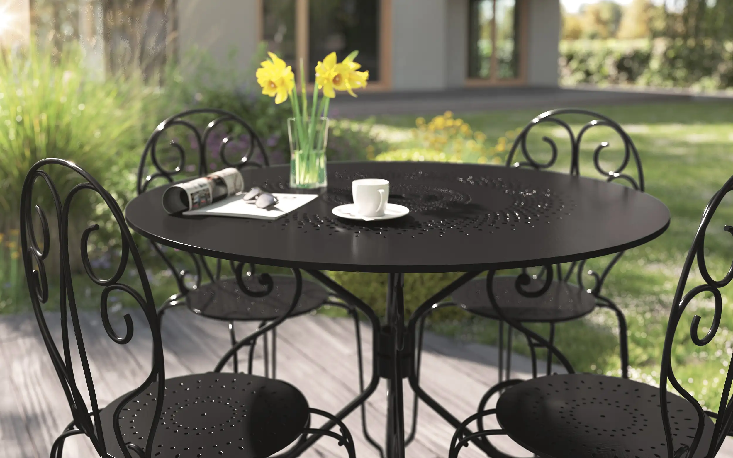 Alpina Metallschutz-Lack Anti-Rost 300 ml schwarz glänzend