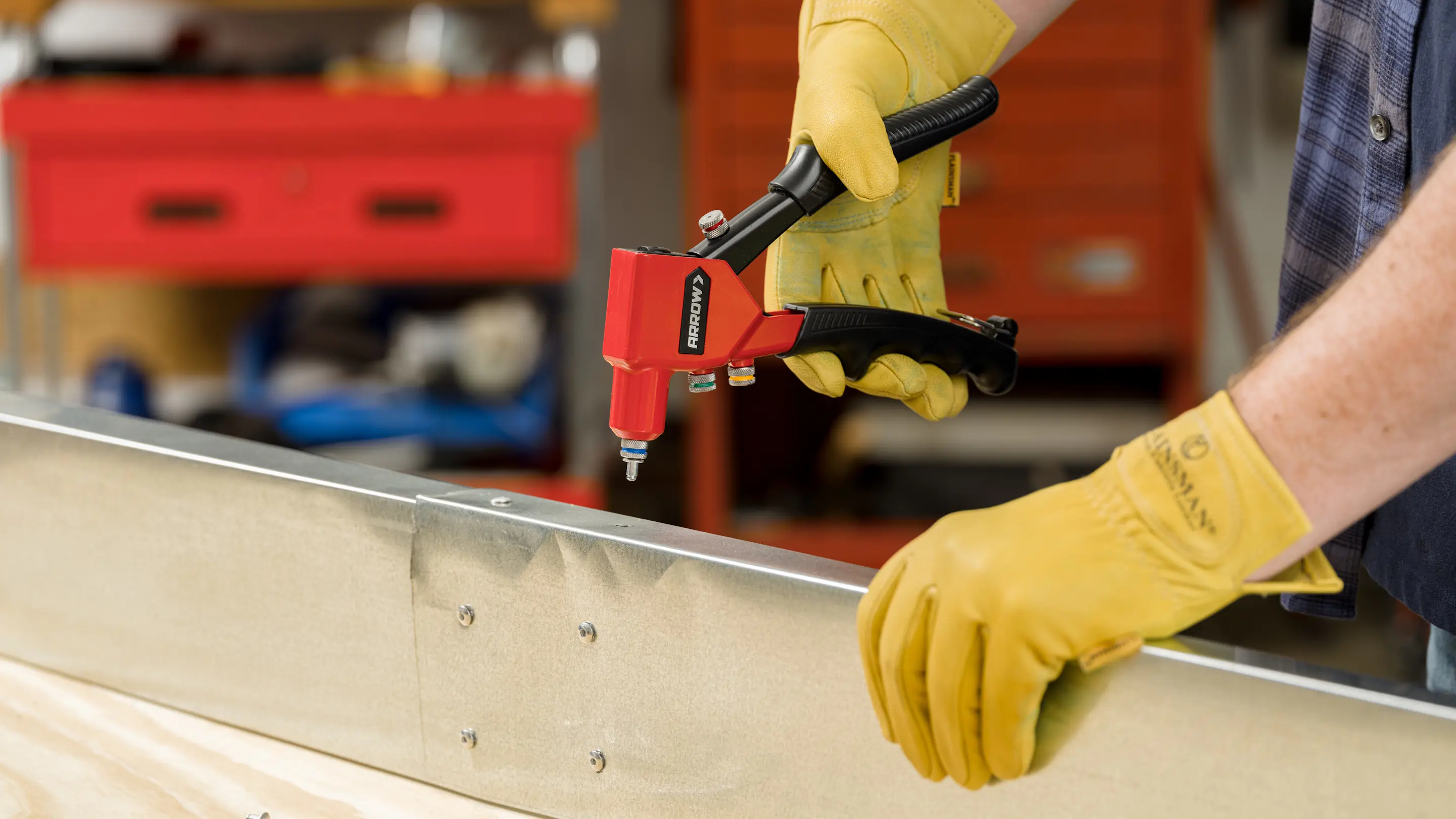 Arrow Blindnietzange RT188 20,8 cm inkl. 4 Mundstücke