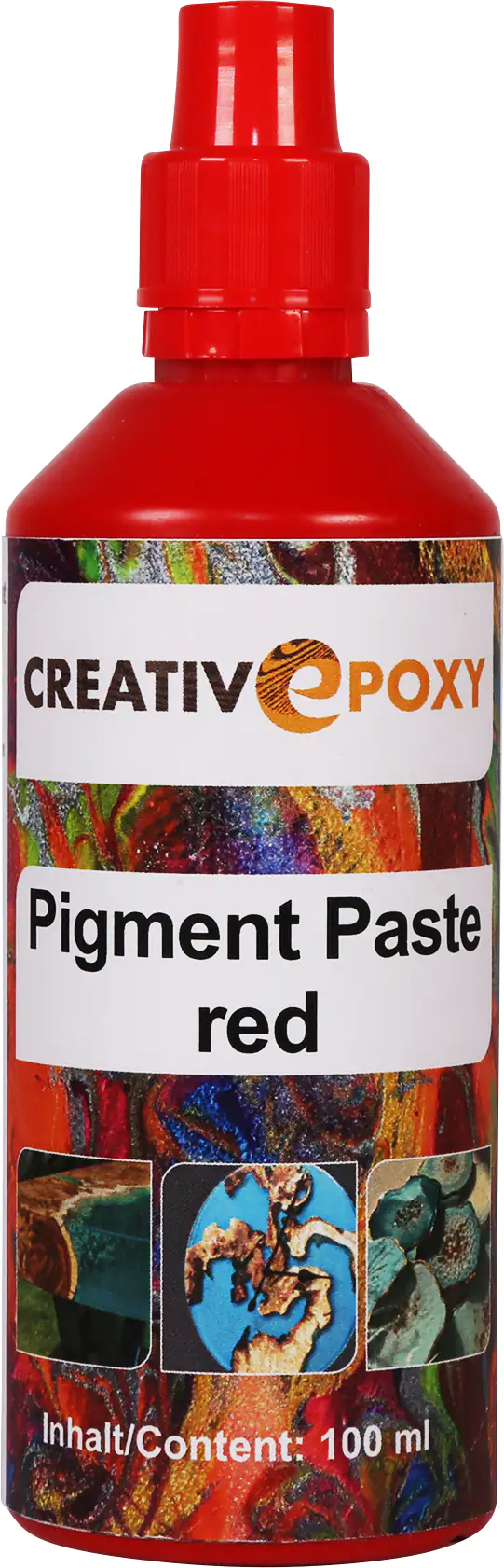Pigment Paste Red 100 g Flüssig, transluzent bis volldeckend Pigment Paste Red 100 g Flüssig, transluzent bis volldeckend