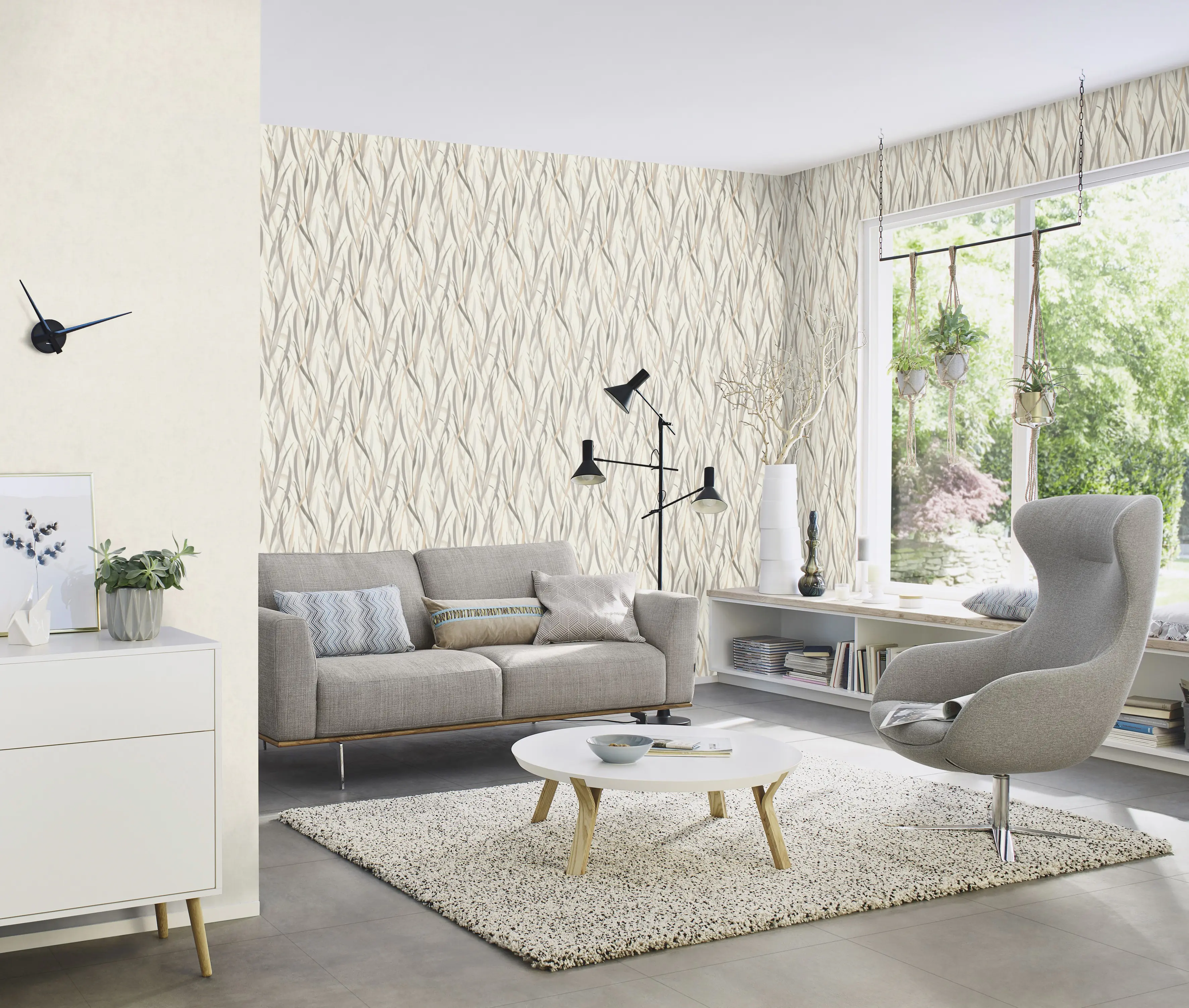 Rasch Vliestapete Paraíso Gräser creme beige braun 10,05 x 0,53 m