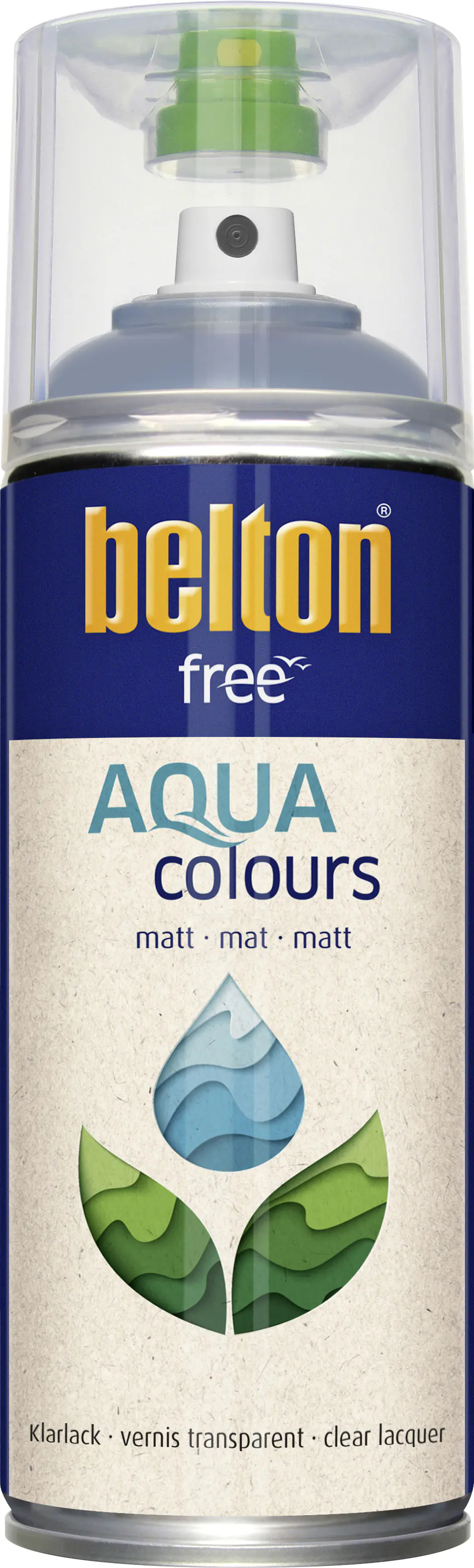 belton free Lackspray AQUAcolours 400 ml Klarlack matt