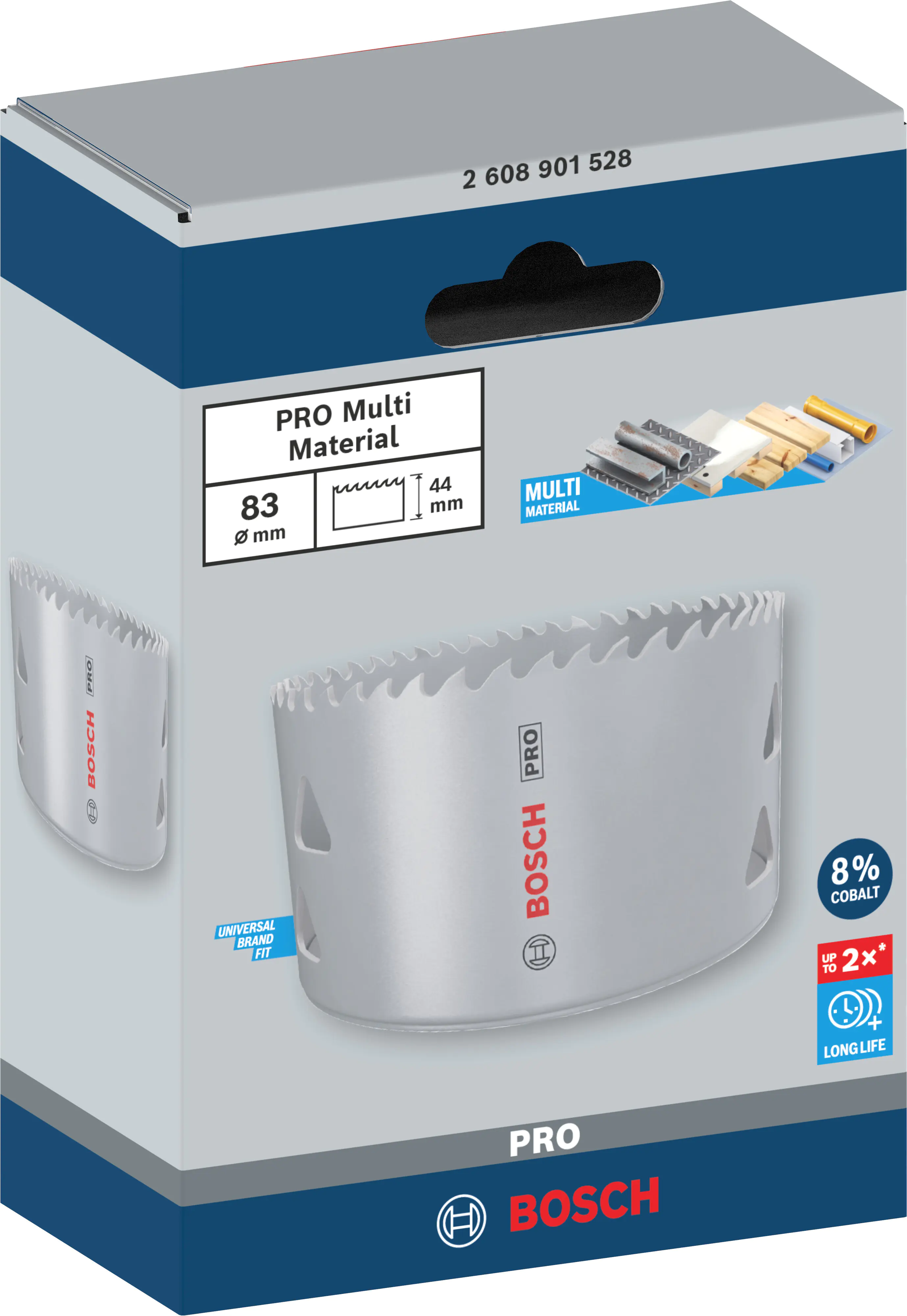 Bosch PRO Multi Material Lochsäge 83 mm mit Gewinde