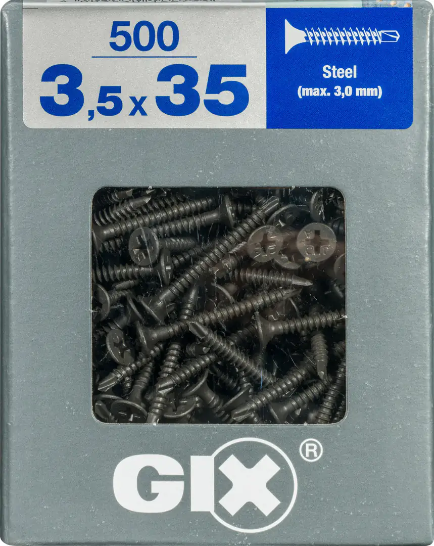 Spax Schnellbauschrauben 3.5 x 35 mm PH 2 - 500 Stk. Spax Schnellbauschrauben 3.5 x 35 mm PH 2 - 500 Stk.