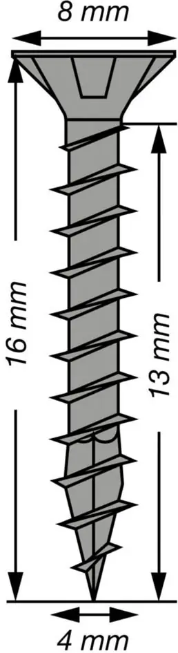 Spax Universalschrauben 4 x 16 mm T20 Vollgewinde - 25 Stk. 