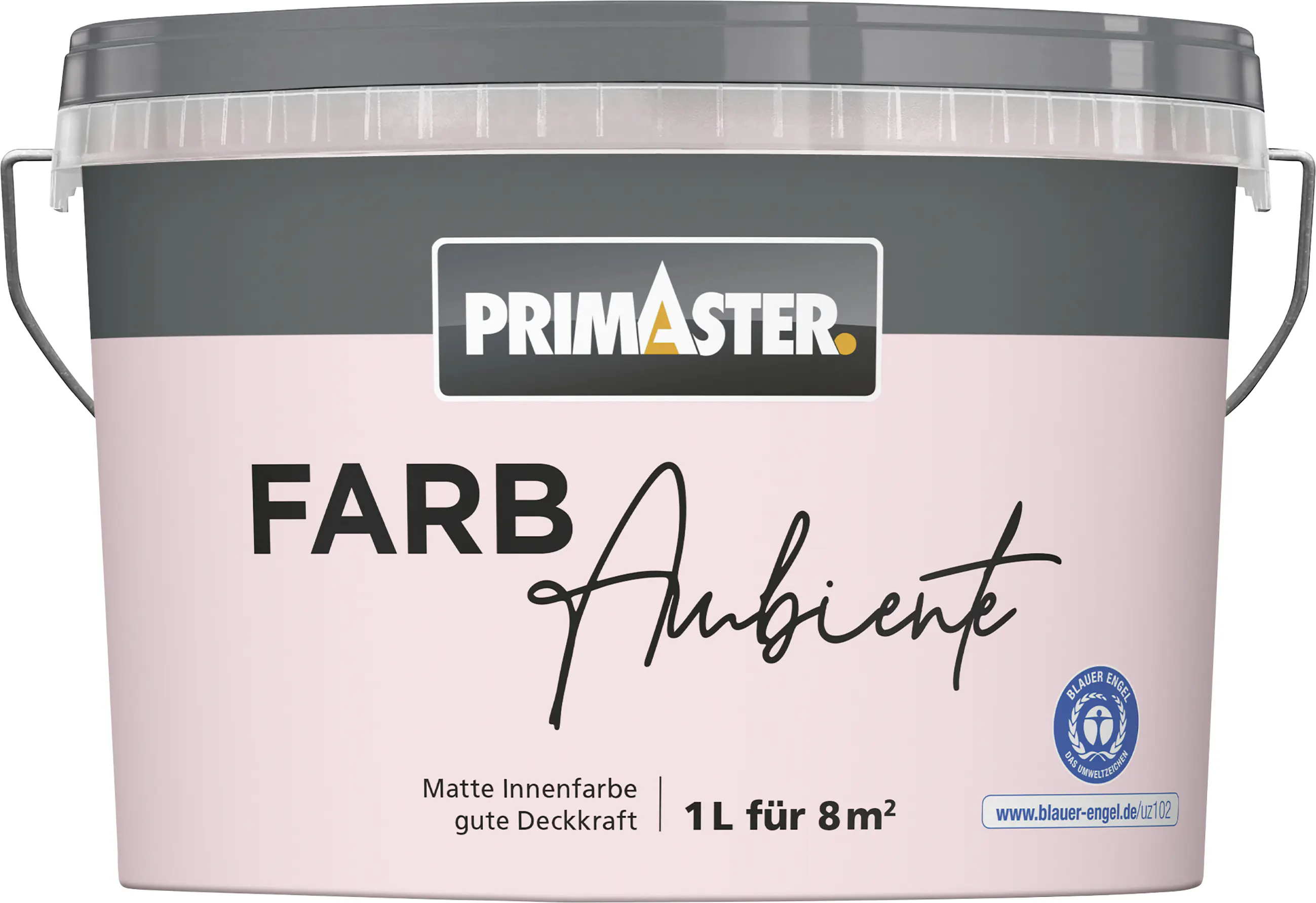 Primaster Farbambiente Wandfarbe matt rose 1 L