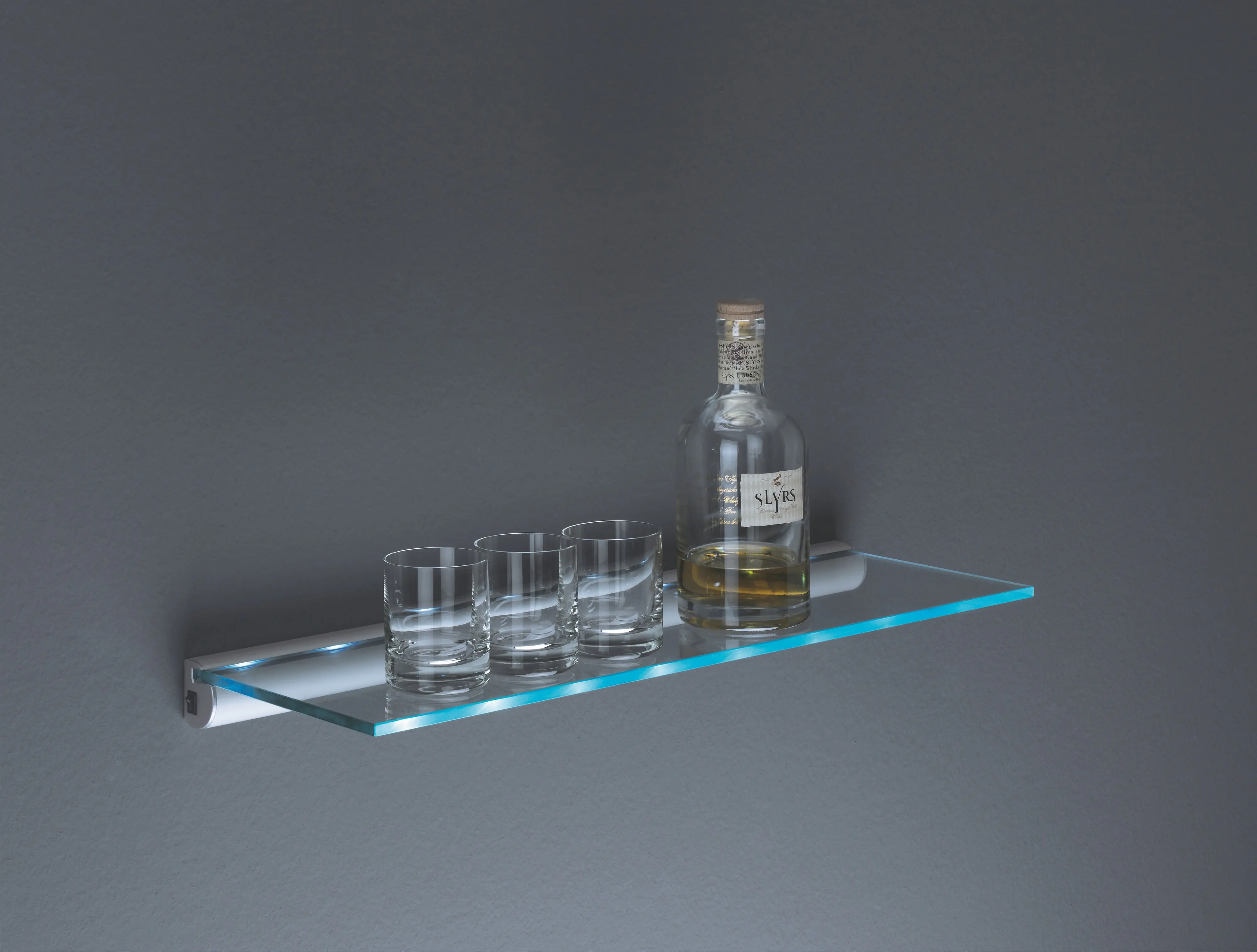 Dolle LED Regalträger Rail 60 cm silber 