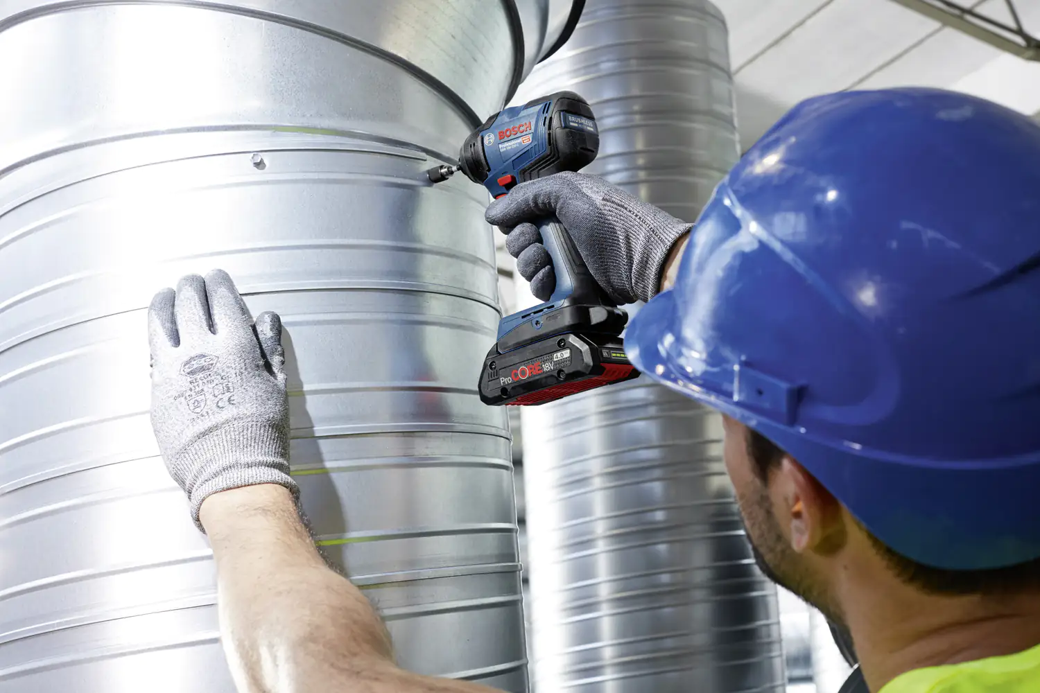 Bosch Professional Akku-Drehschlagschrauber GDR 18V-210 C Solo