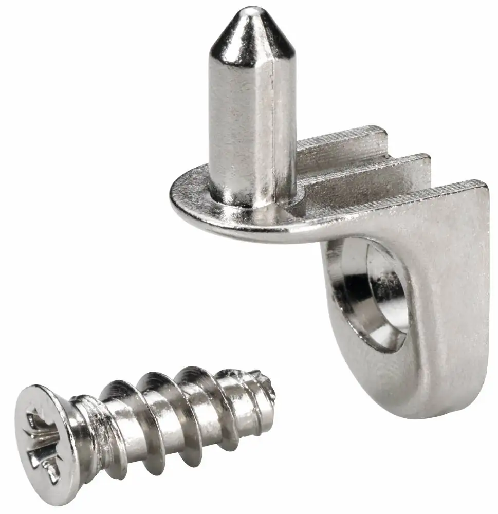 Hettich Sekura 7-Bodenträger zum Anschrauben mit Steckzapfen Ø 5 mm Hettich Sekura 7-Bodenträger zum Anschrauben mit Steckzapfen Ø 5 mm