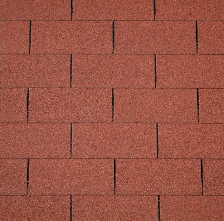 Easy Rechteck Bitumen-Dachschindeln ziegelrot