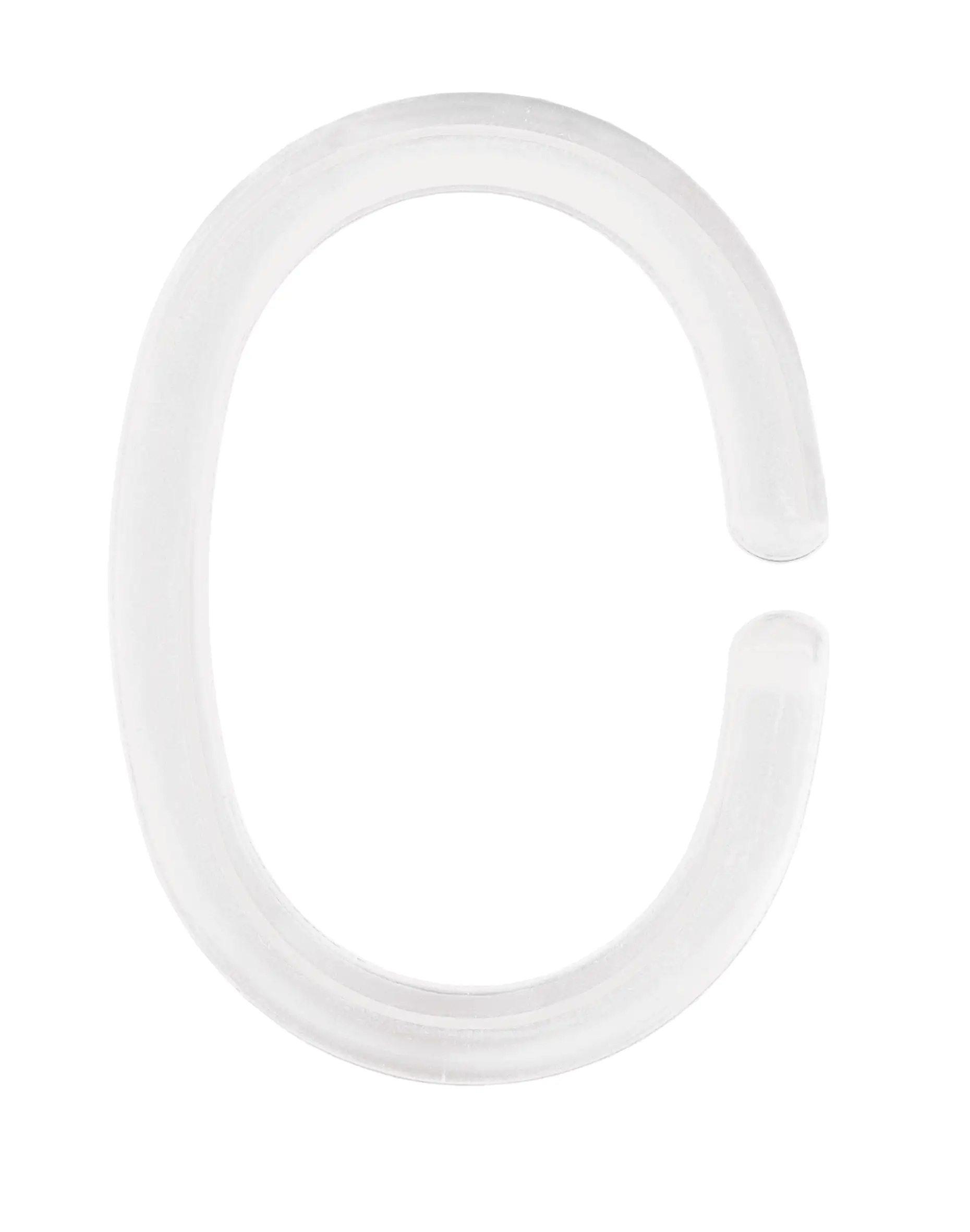 Kleine Wolke Ringe für Duschvorhang weiß