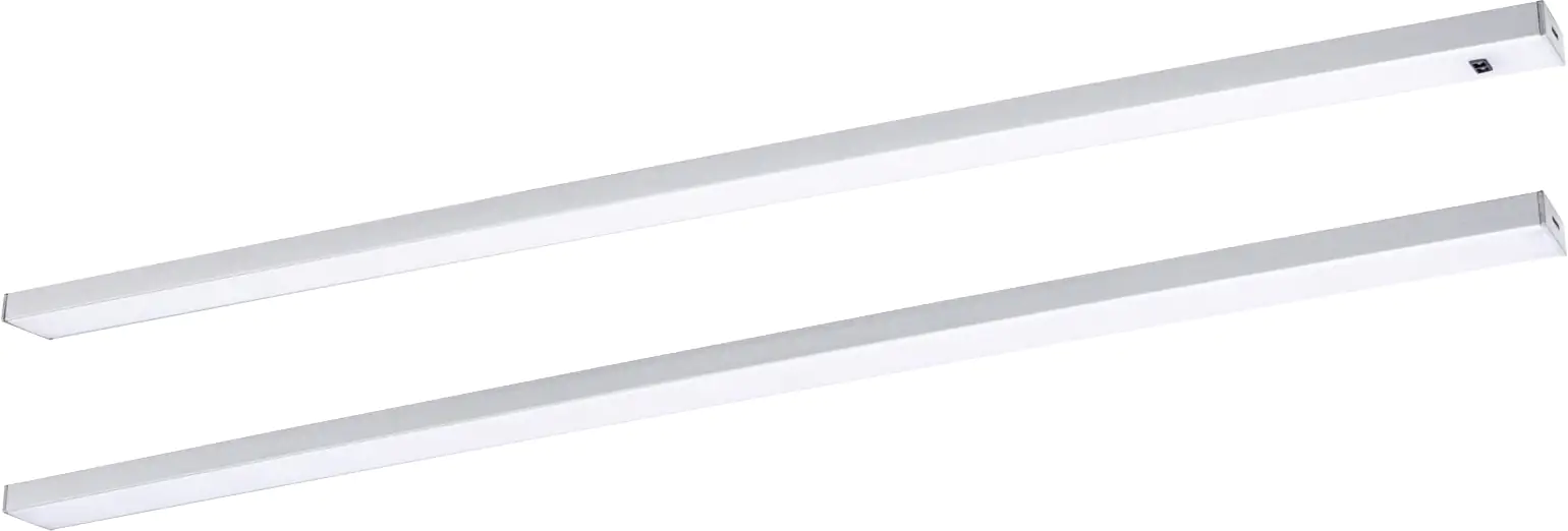 Paulmann LED Lichtleiste Inline chrom matt 55 cm TW 2er Set Paulmann LED Lichtleiste Inline chrom matt 55 cm TW 2er Set