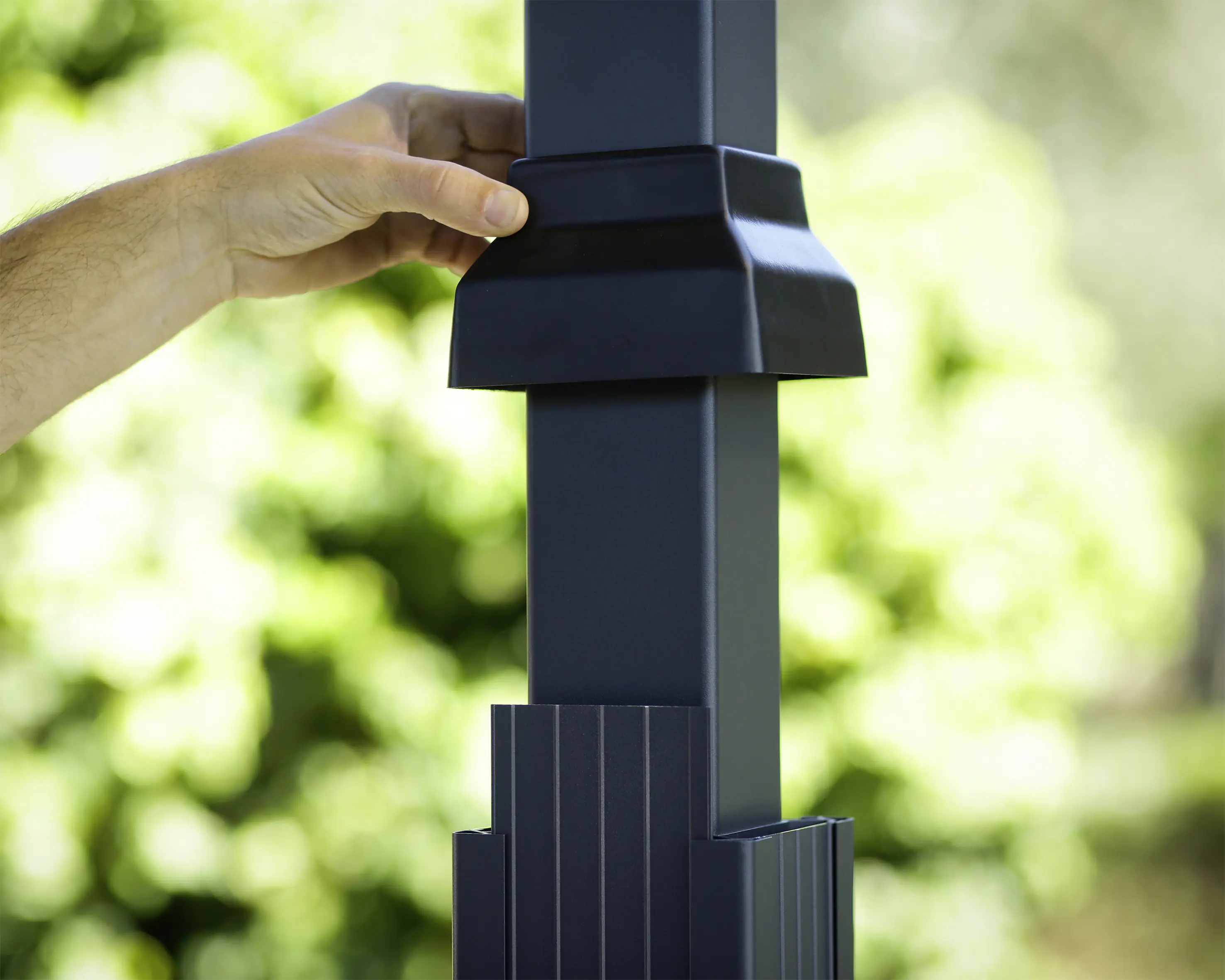 Canopia Carport Alpine 4300  Grau Alu 435 x 359  cm