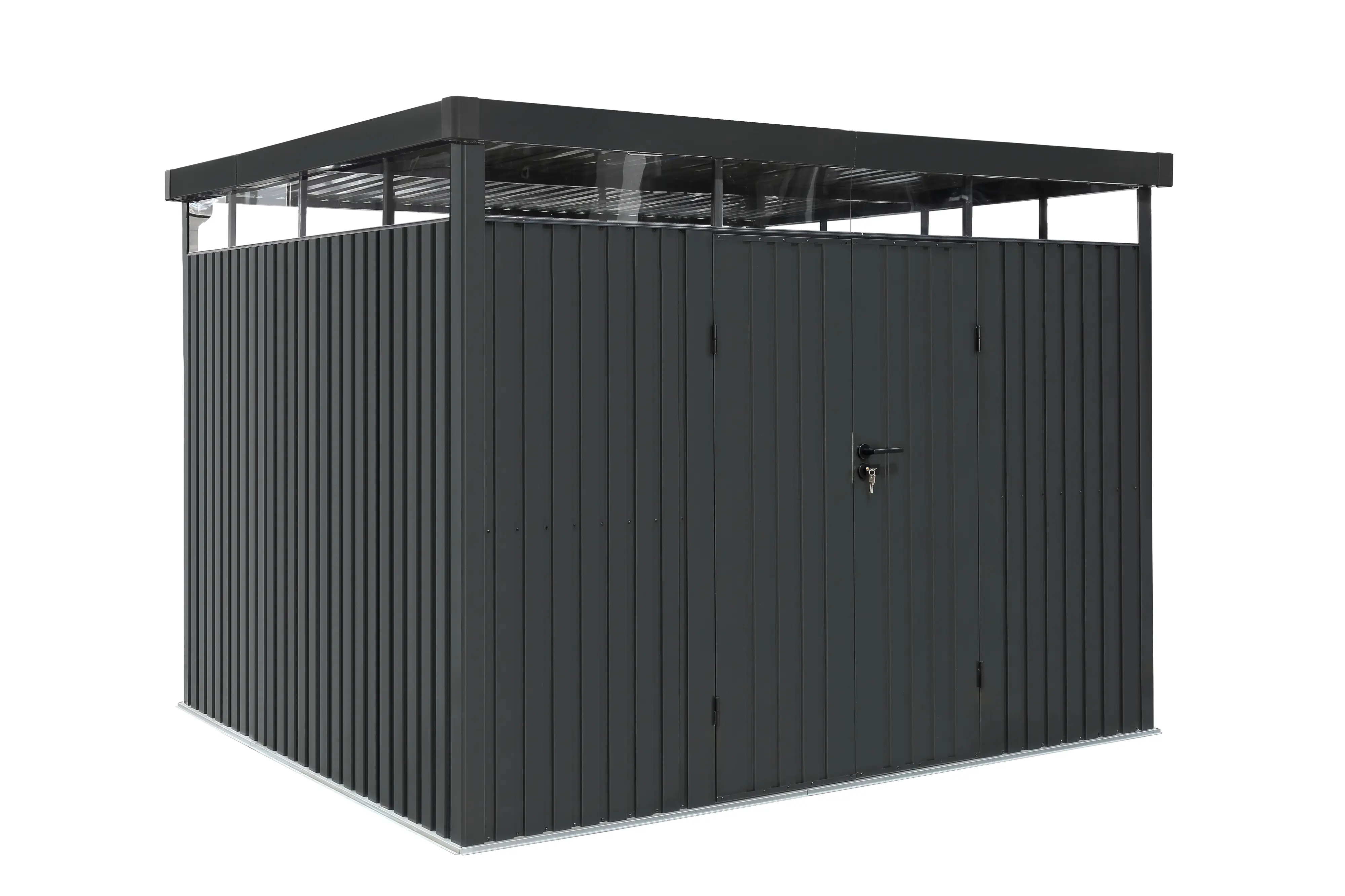 Tepro Metallgerätehaus Premium Shed 8x10 inkl. Regenrinne 300 x 180 cm