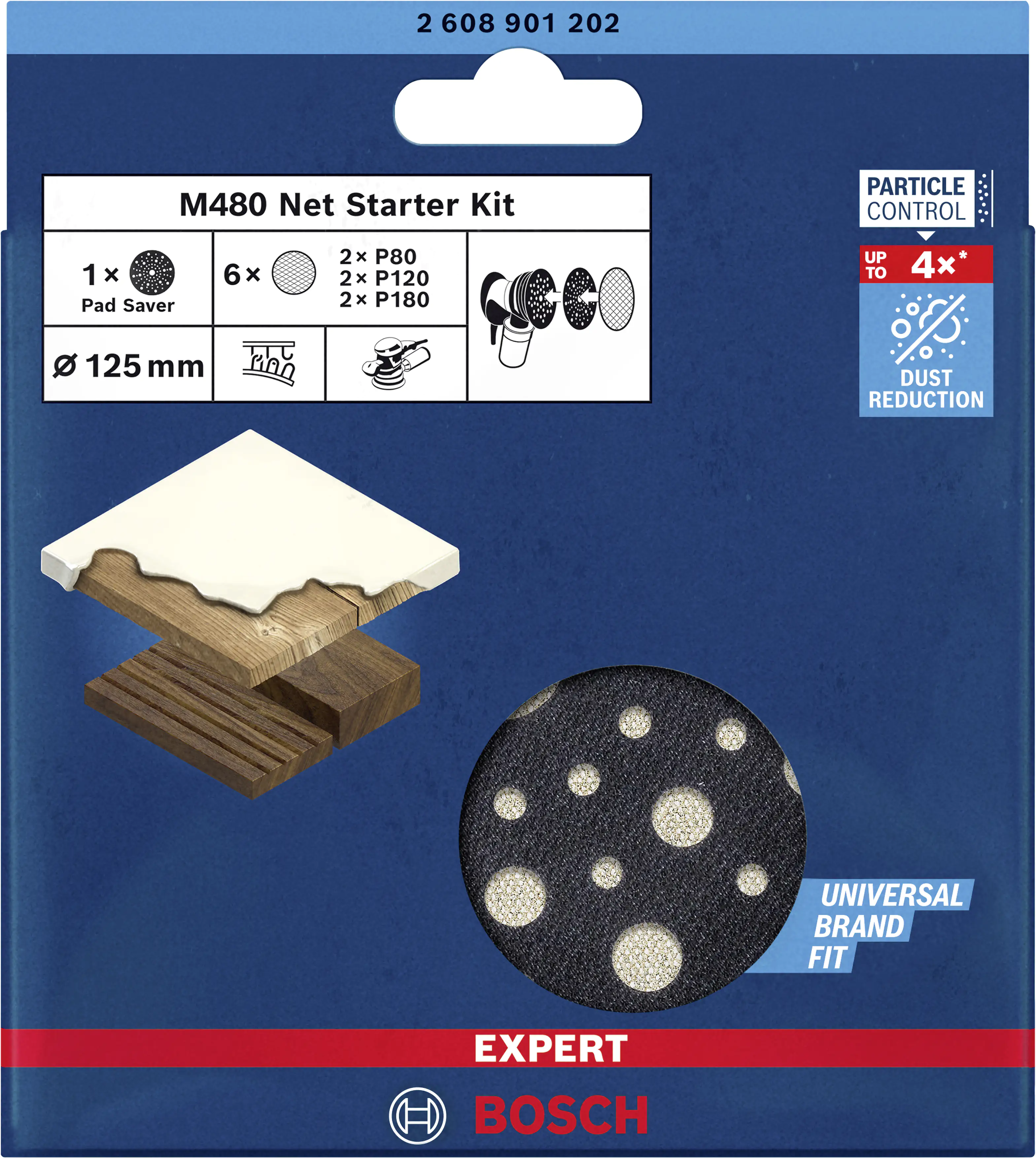 Bosch Expert Starter Set Schleifnetz M480 7-teilig Bosch Expert Starter Set Schleifnetz M480 7-teilig