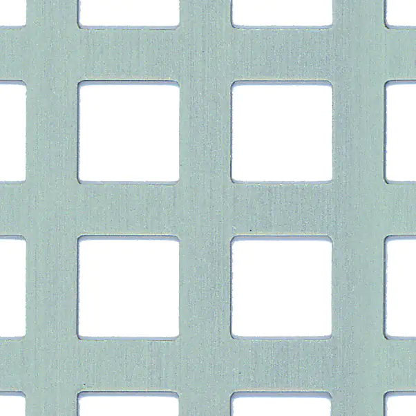 Alberts Lochblech Aluminium eloxiert 200 x 0,8 x 1000 mm quadratische Lochung