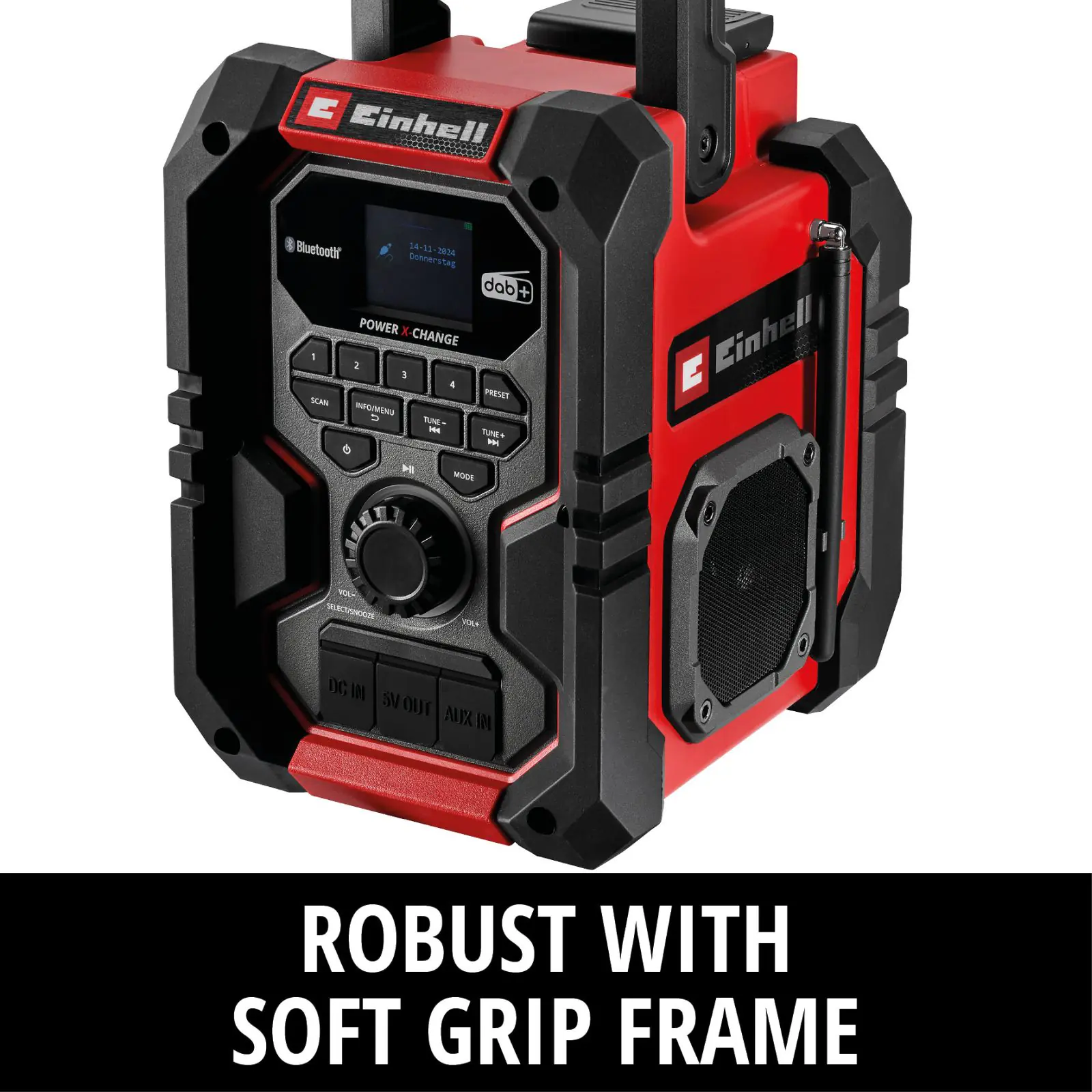 Einhell Expert Baustellenradio Akku-Radio TE-CR 18 Li DAB+/FM/BT Solo Einhell Expert Baustellenradio Akku-Radio TE-CR 18 Li DAB+/FM/BT Solo