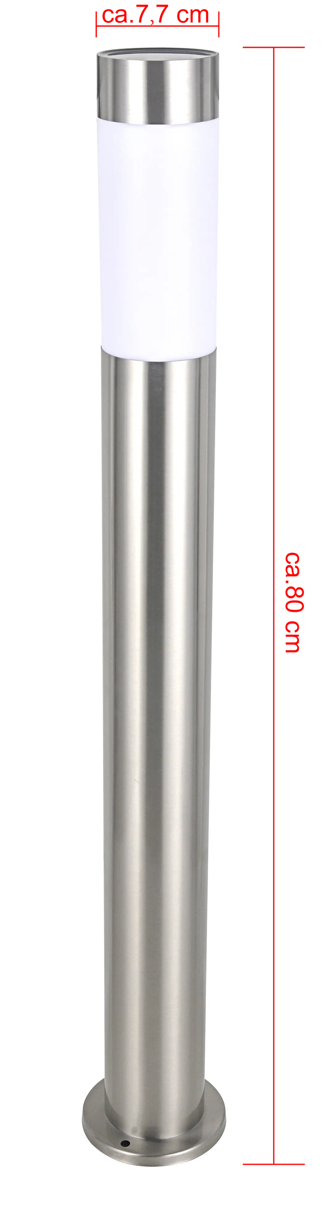 Dapo LED Solar Stehleuchte Marseille kaltweiß