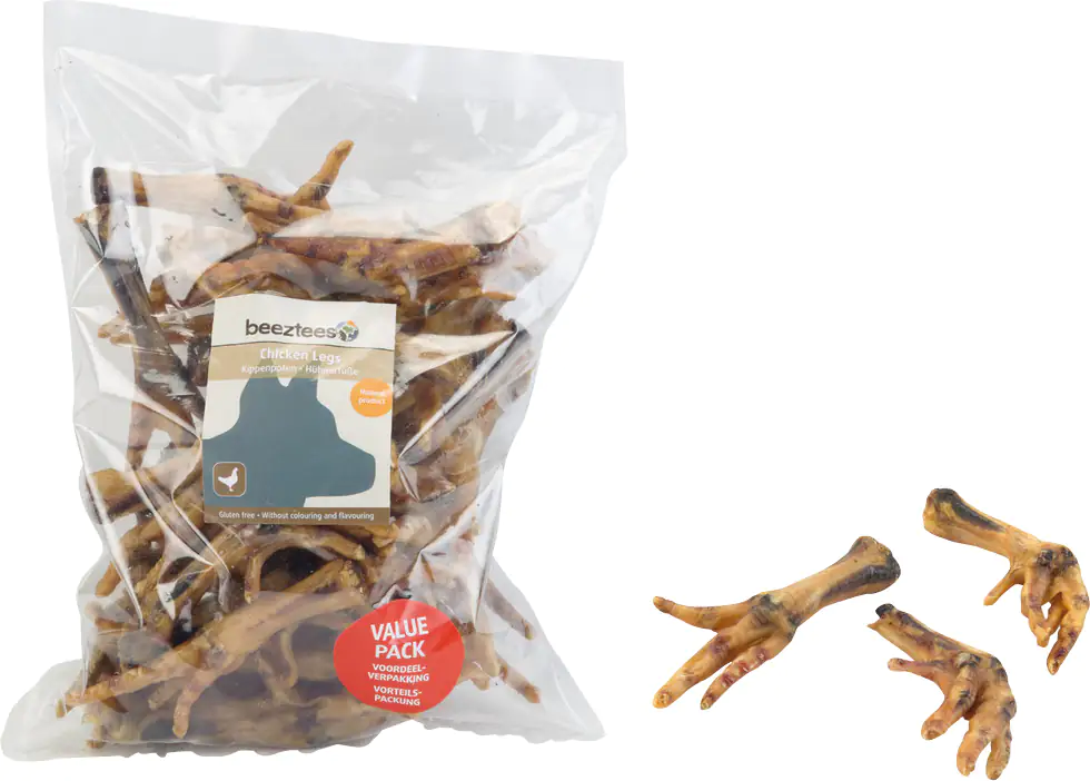 Beeztees Hühnerfüsse 500 g Beeztees Hühnerfüsse 500 g