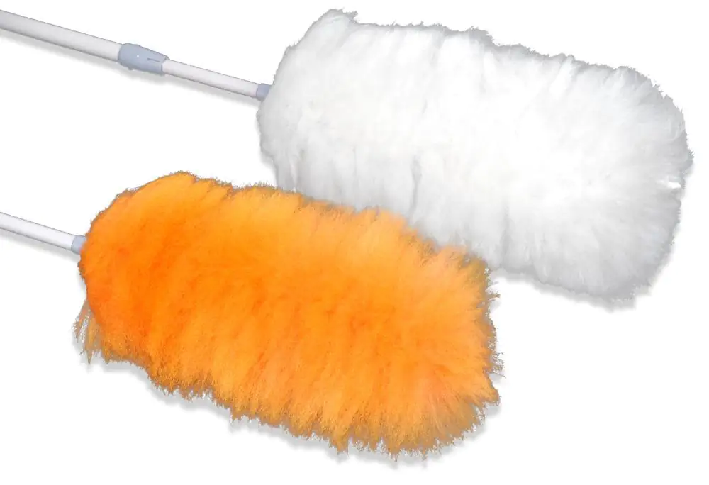 Coronet Staubwedel reine Schafswolle mit Teleskopstiel