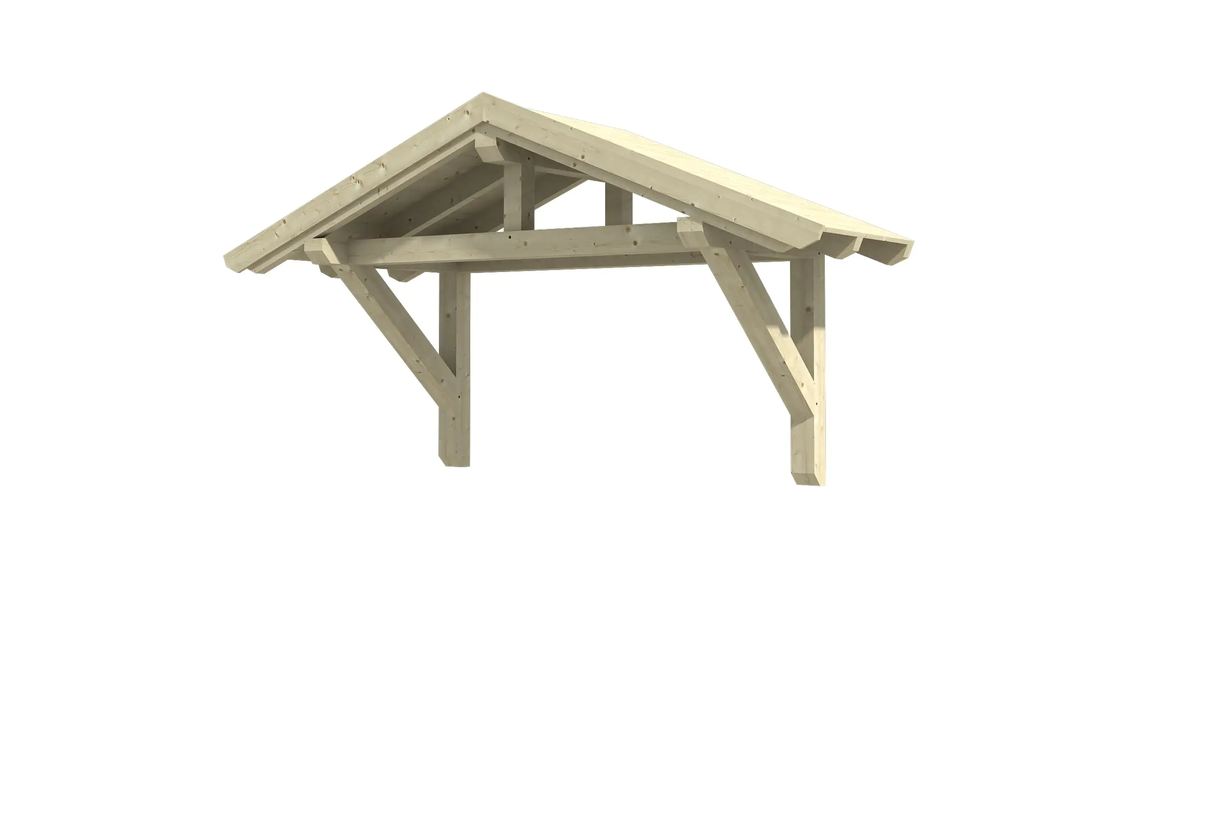 4018211206315 SKAN HOLZ Vordach Stralsund Typ 1 289 x 116 cm, natur