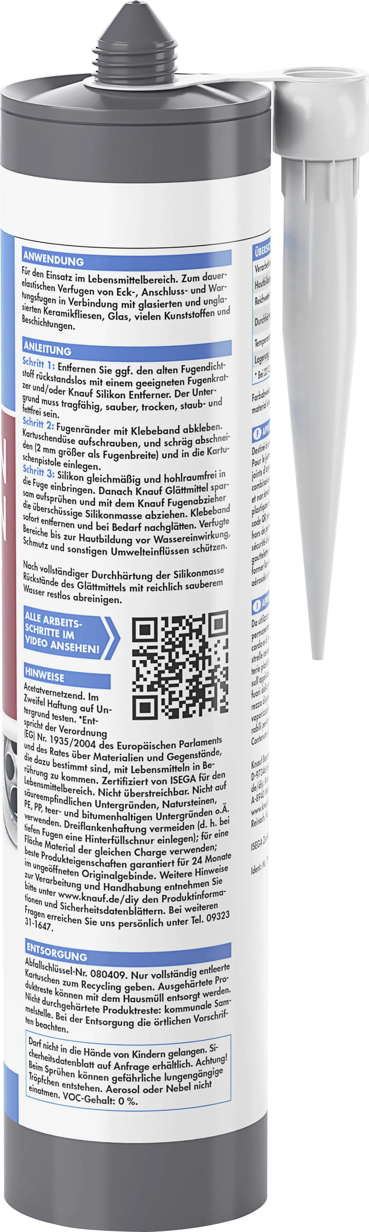 Knauf Küchen Silikon transparent 300 ml